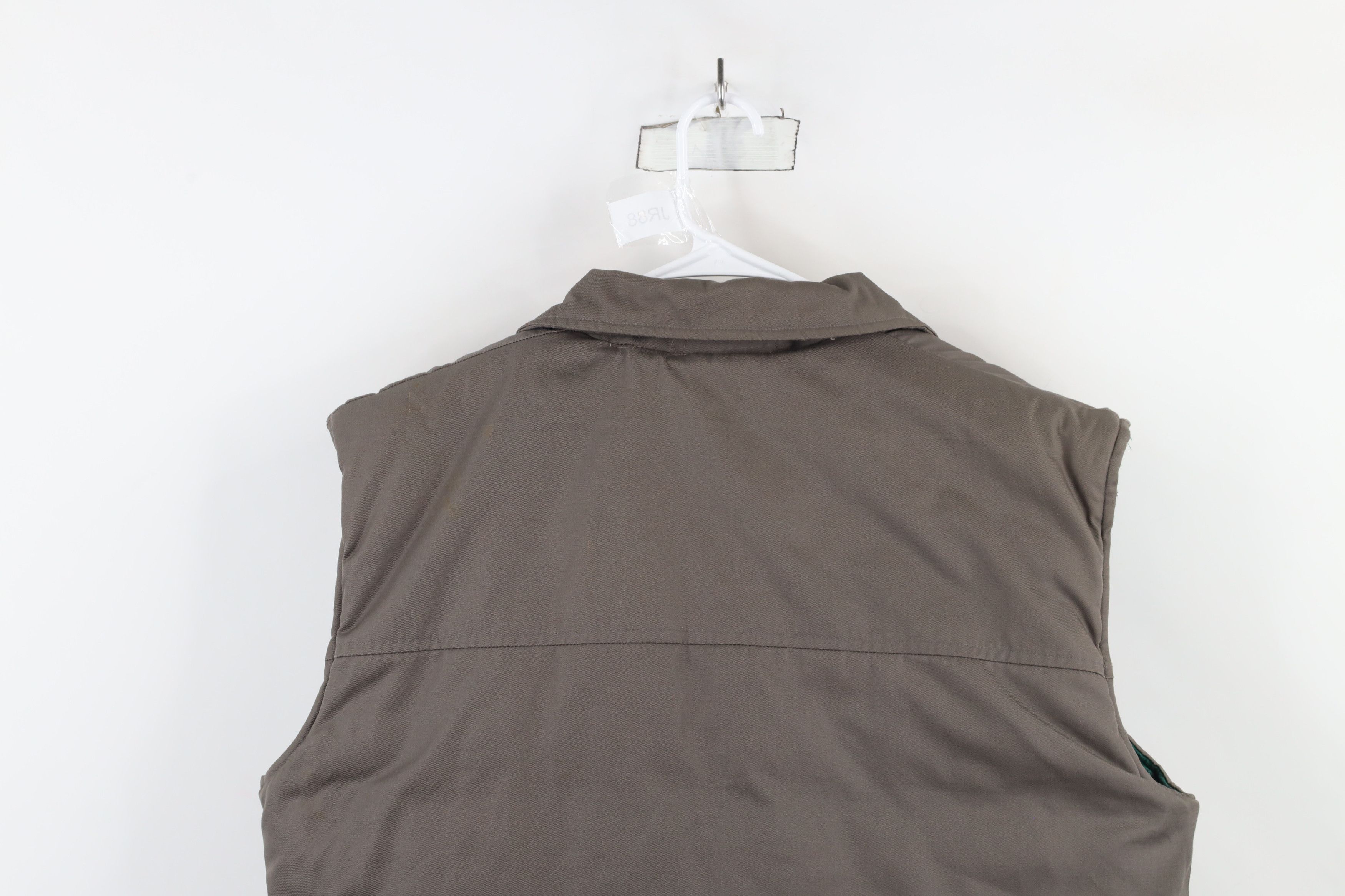 Vintage Vintage 90s Streetwear Lined Full Zip Puffer Vest Jacket Size US XL / EU 56 / 4 - 12 Thumbnail