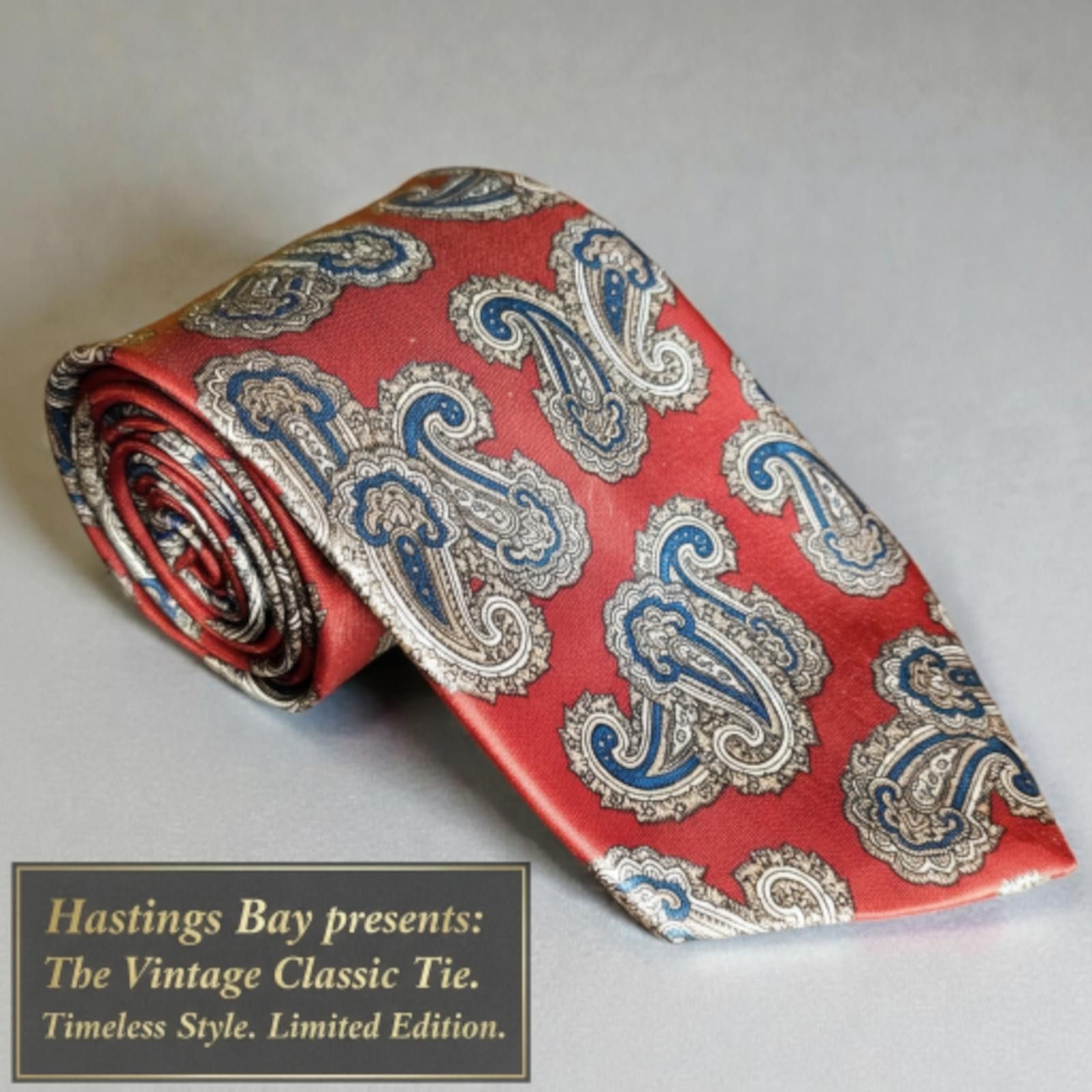 Other Vintage Hastings Bay Classic Paisley Tie Size ONE SIZE - 1 Thumbnail