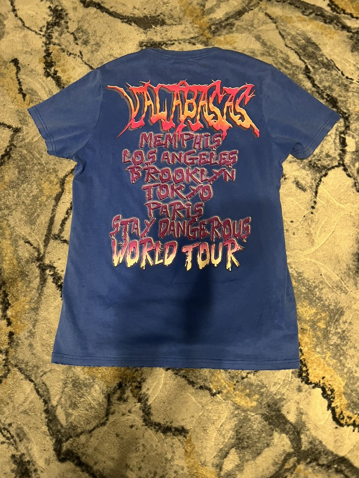 Valabasas Valabasas Stay Dangerous Glow in The Dark Vintage Tee Size US XS / EU 42 / 0 - 2 Thumbnail