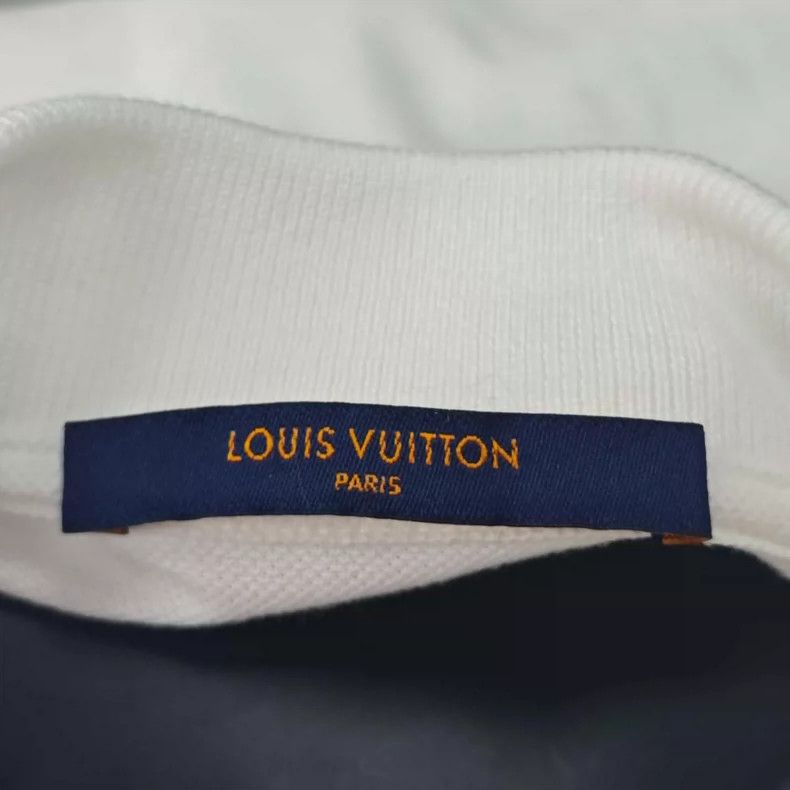 Louis Vuitton Louis Vuitton White embroidered classic logo short sleeve p Size US XS / EU 42 / 0 - 5 Thumbnail