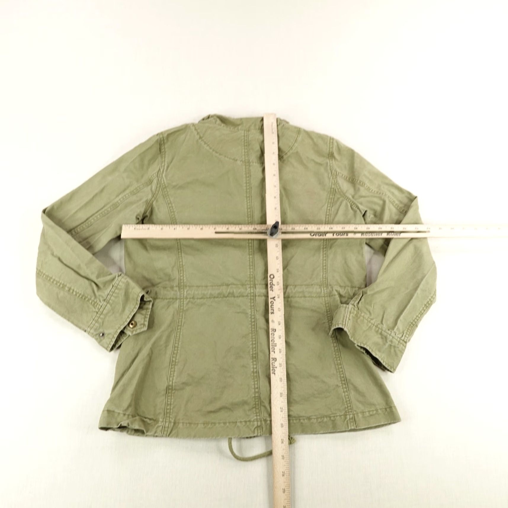 J.Crew J.CREW Military Jacket Womens Small Army Green Full Zip Utility Coat Outdoor Size S / US 4 / IT 40 - 5 Thumbnail