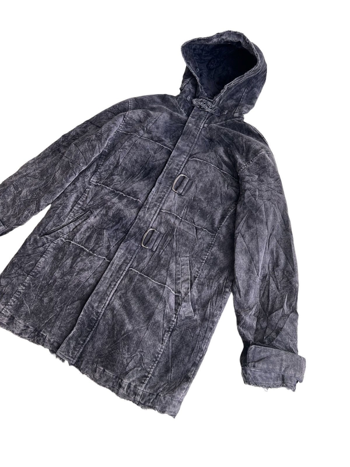 If Six Was Nine 1990s In The Attic 🇯🇵 Velour Patchwork Velco Strap Hoodie Size US L / EU 52-54 / 3 - 1 Thumbnail