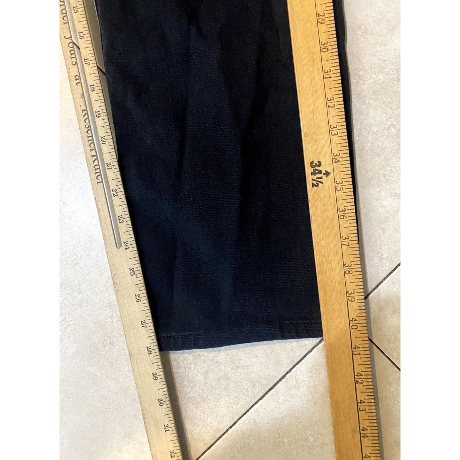 Hudson Hudson Byron Jeans Straight Leg Stretch Denim Black 40 Men Regular 28in 90s Style Shirt? Size US 40 / EU 56 - 7 Thumbnail