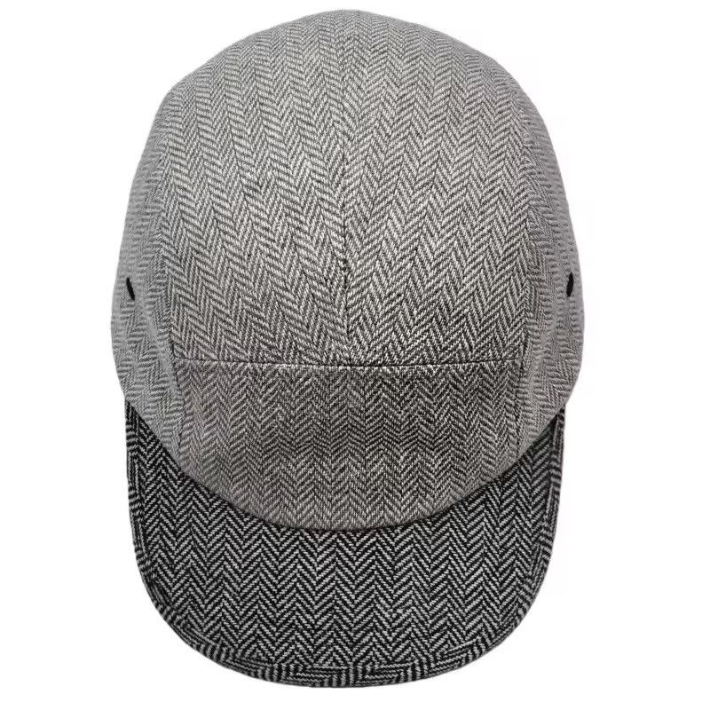 Other Woolen Vintage Style Baseball Striped Golf Hat Size ONE SIZE - 2 Thumbnail