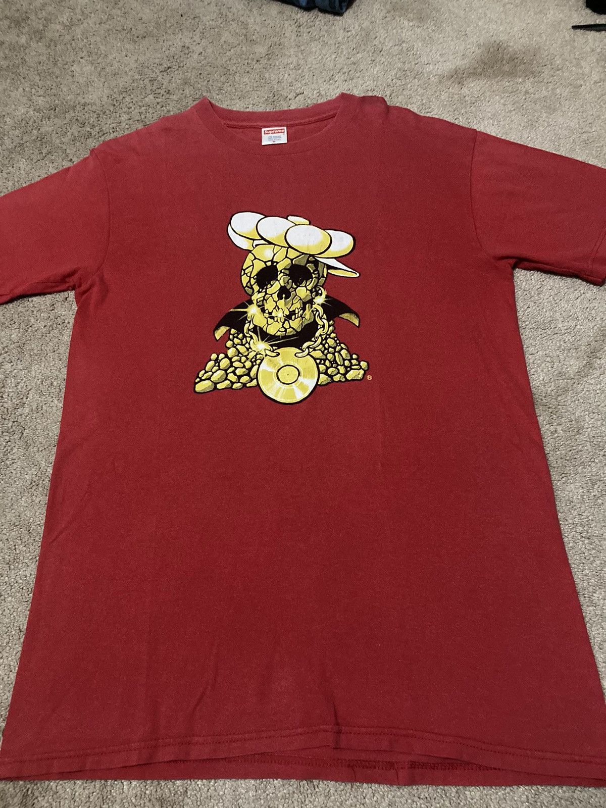 Supreme 2001 Supreme Hip Hop Skull Bones Medium Red Skate 90s OG Size US M / EU 48-50 / 2 - 6 Thumbnail