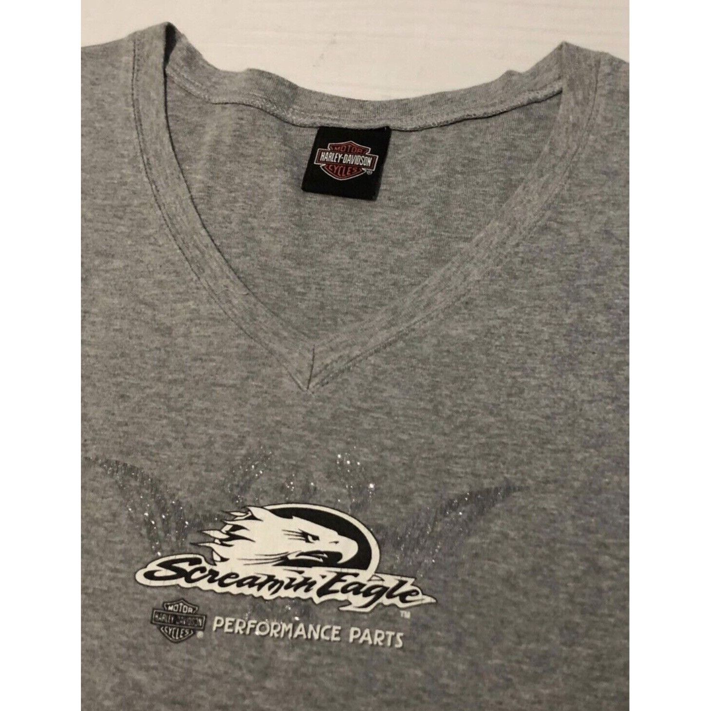 Harley Davidson Harley Davidson T-shirt Large Women Screamin Eagle 🦅 Size L / US 10 / IT 46 - 5 Thumbnail