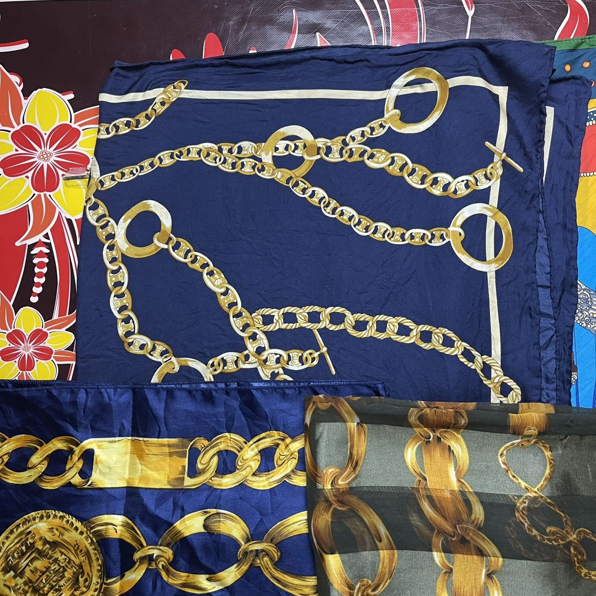 Designer Combo Scarf/Handkerchief Take All Size ONE SIZE - 7 Thumbnail