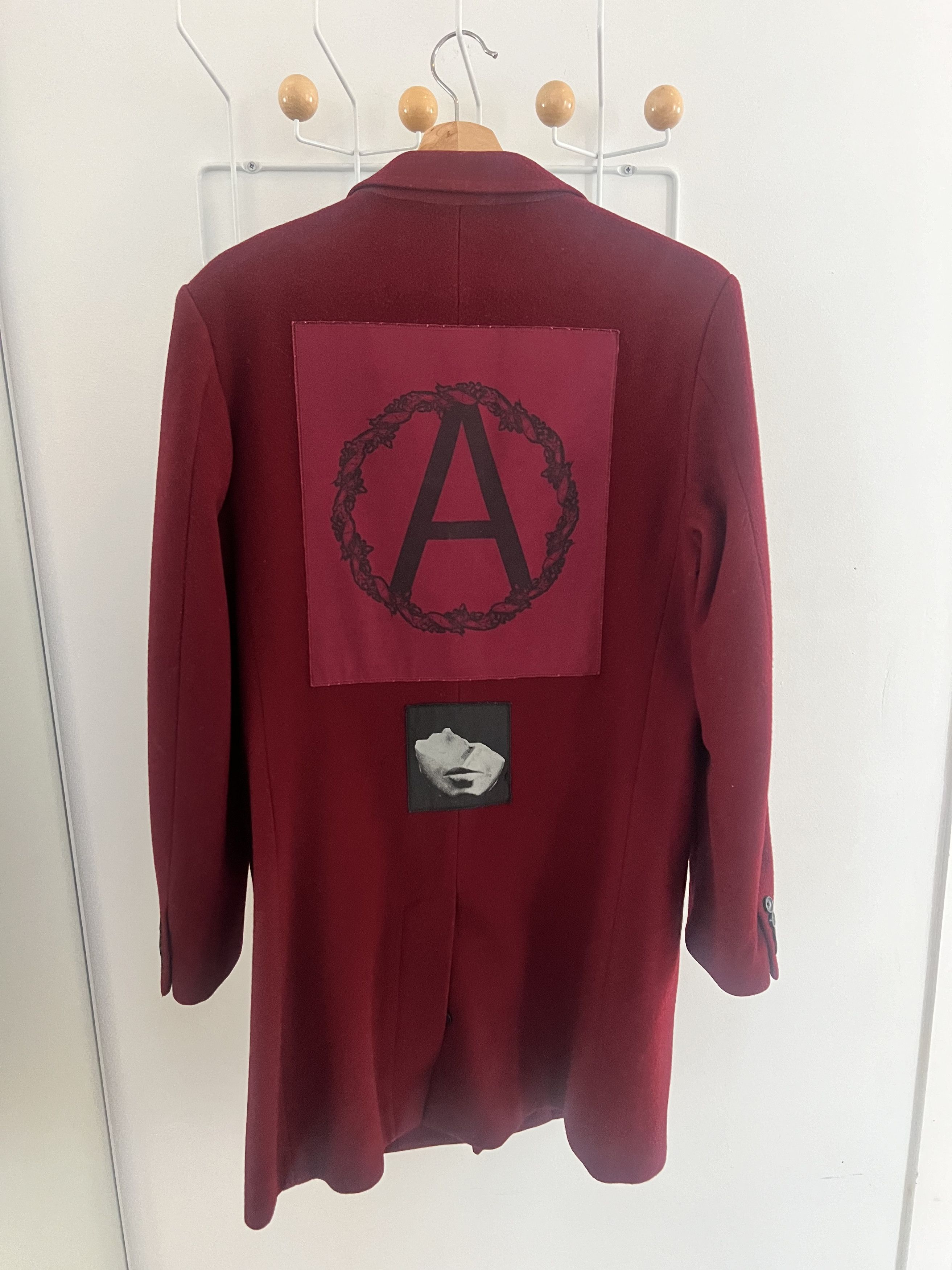 Supreme Supreme x Undercover Burgundy Wool Coat 