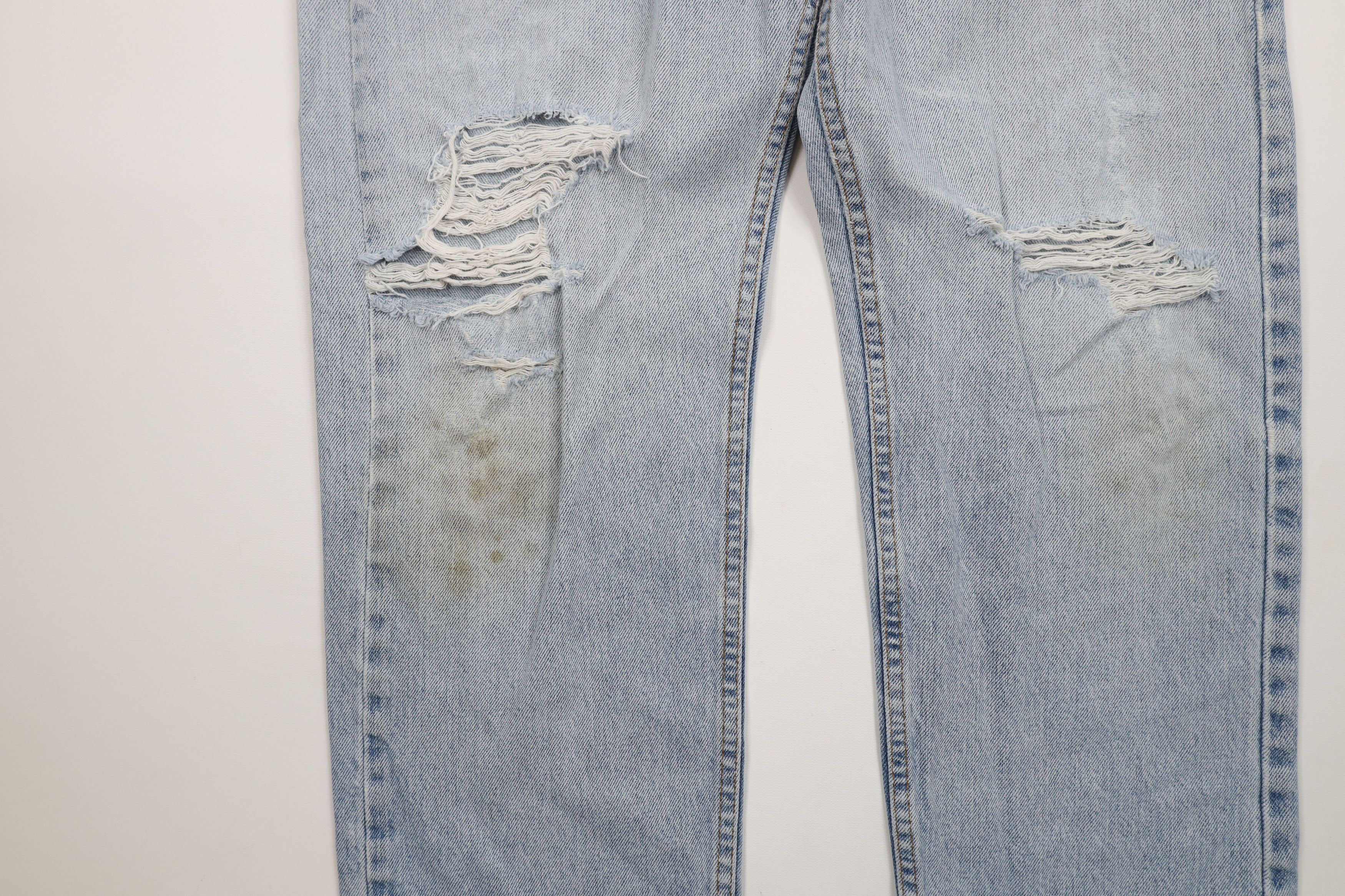 Levi's × Vintage Vintage 90s Levis 505 Regular Straight Leg Denim Jeans USA Size US 36 / EU 52 - 6 Thumbnail