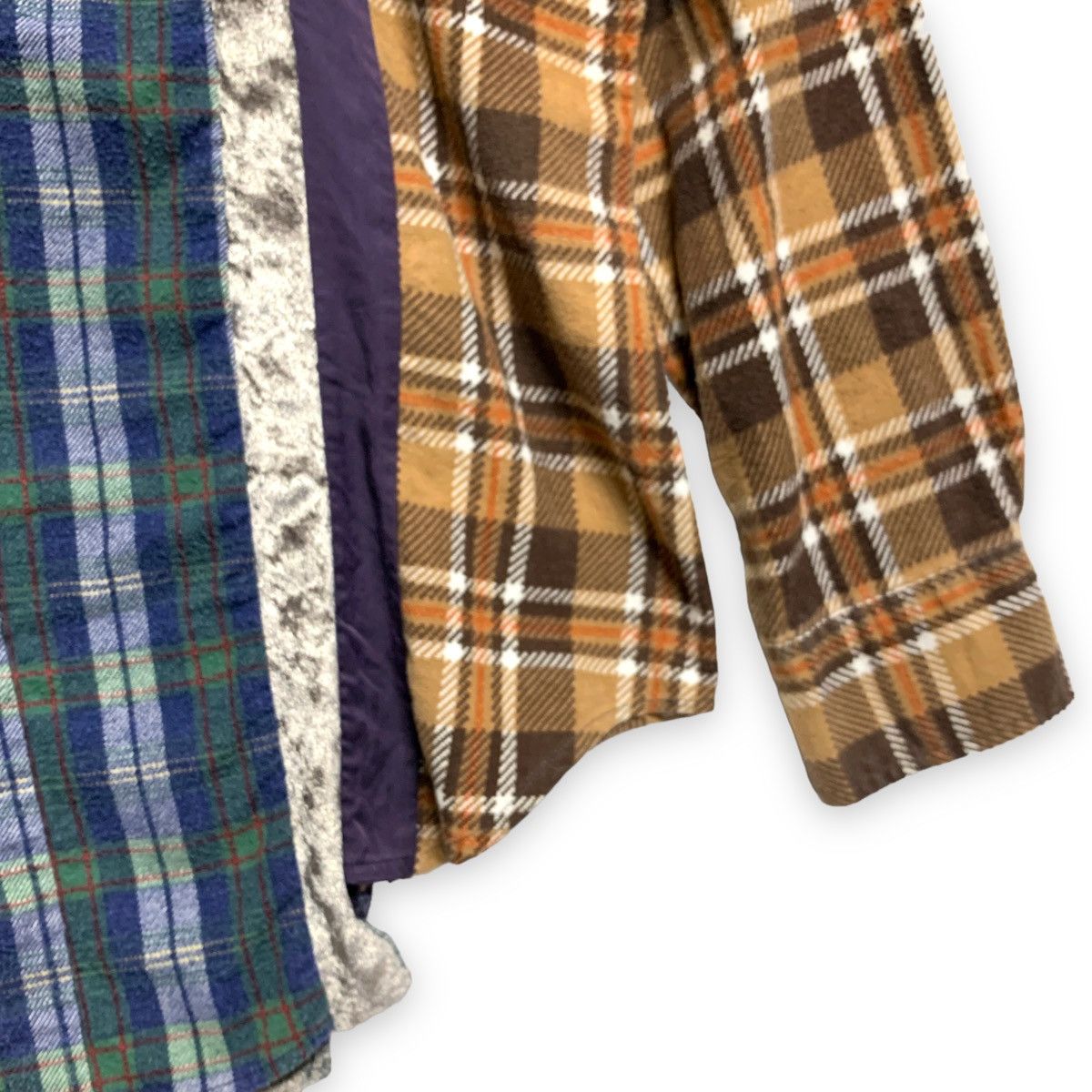 Needles NEEDLES REBUILD 7 CUT OVERSIZED FLANNEL SHIRT remake Size US M / EU 48-50 / 2 - 5 Thumbnail
