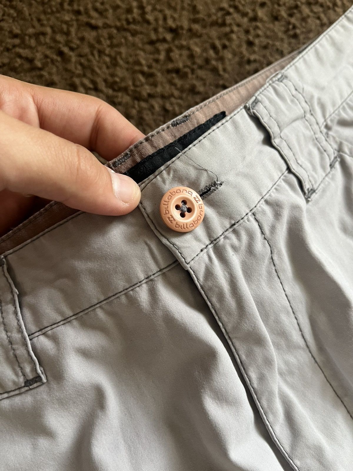 Billabong Billabong Pants Grey Size US 32 / EU 48 - 2 Thumbnail