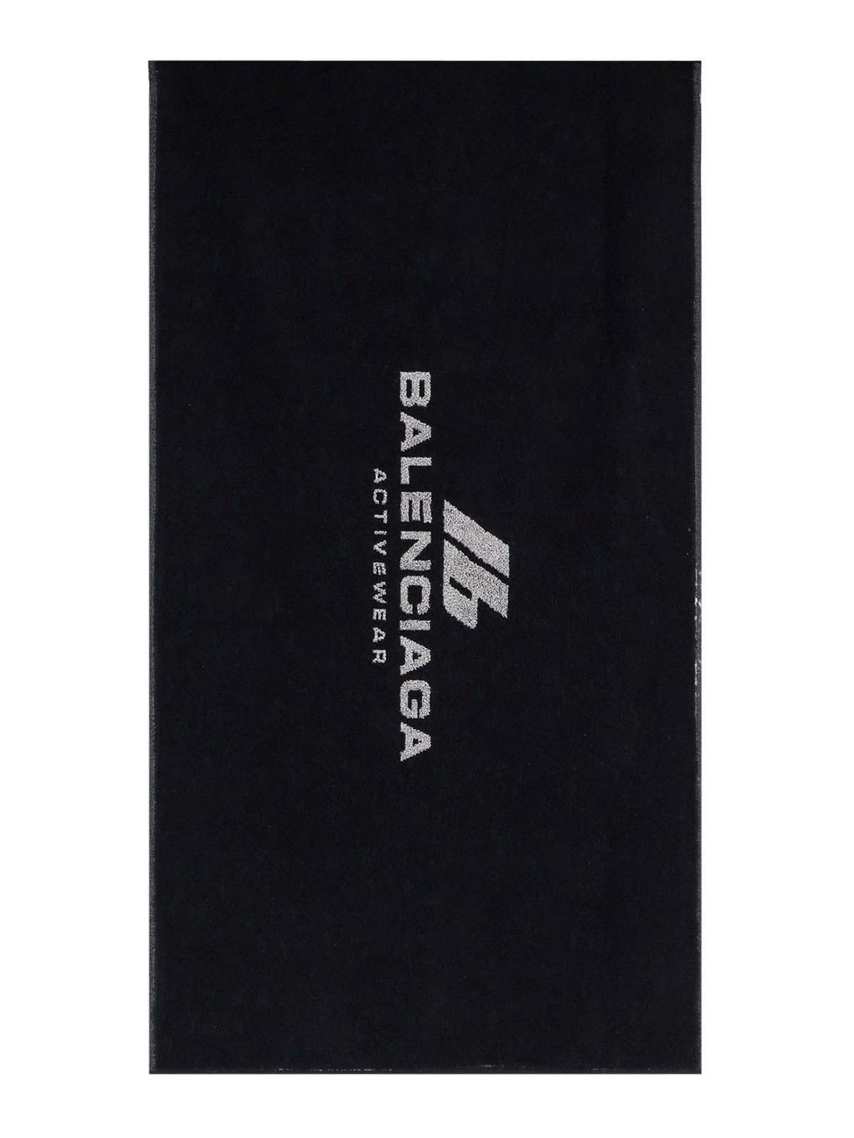 Balenciaga o1tr1nto0526 Size: OS / Activewear Gym Towel in Black Size ONE SIZE - 1 Thumbnail