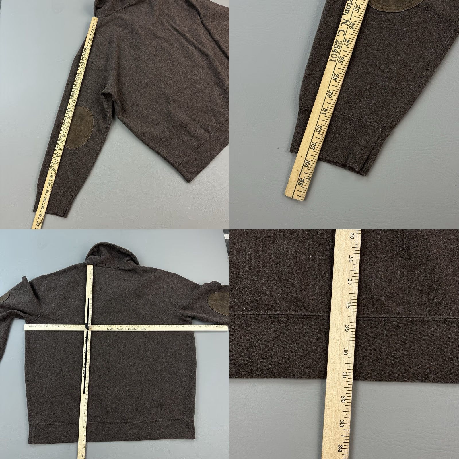 Polo Ralph Lauren Polo Ralph Lauren Sweater Mens 3XLT Brown Shawl Collar Elbow Patch Preppy Casual Shirt Size US XXL / EU 58 / 5 - 8 Thumbnail