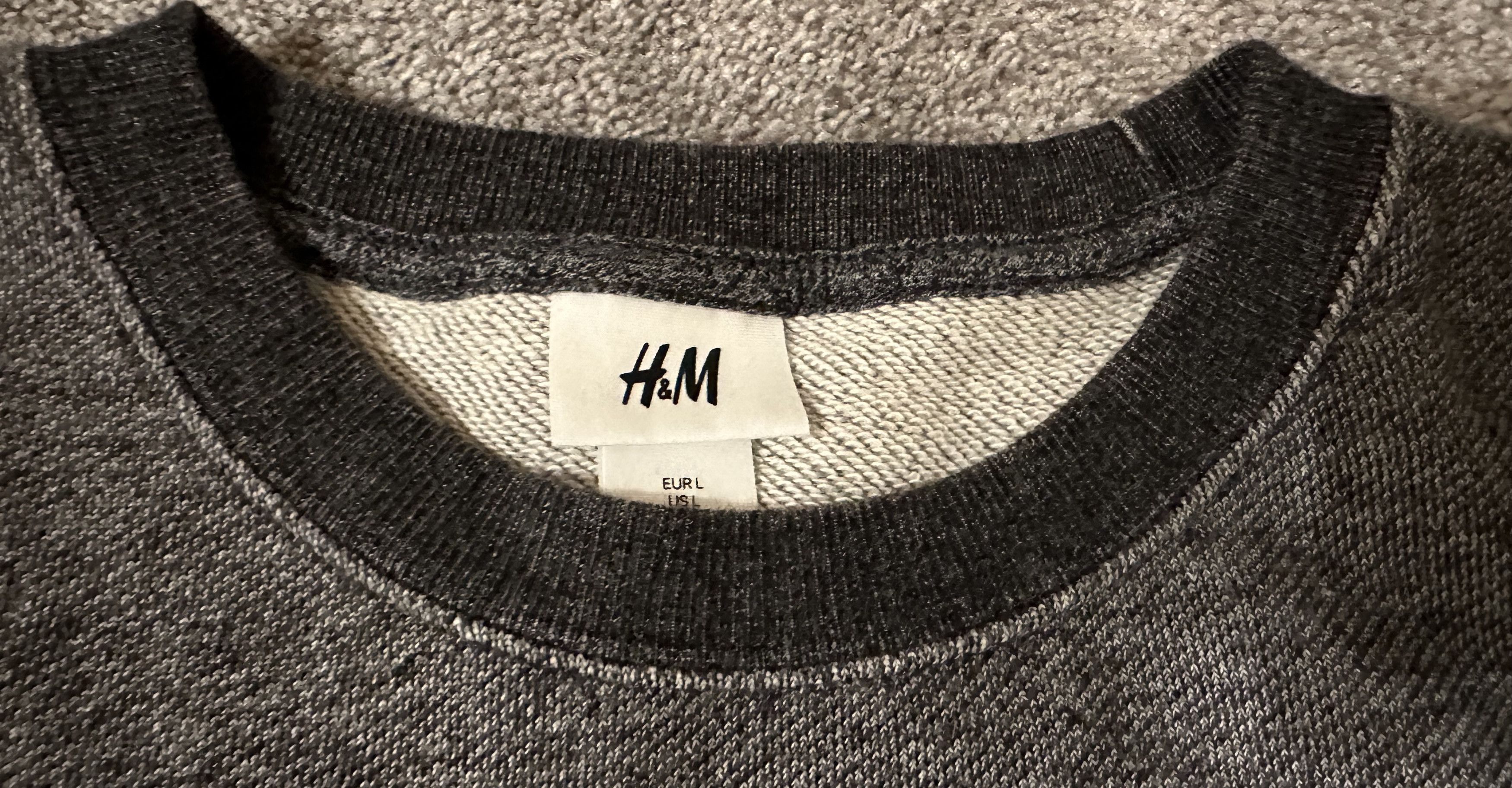 H&M H&M Men's Crew Neck Sweater - Size Large, Long Sleeve Size US L / EU 52-54 / 3 - 10 Thumbnail