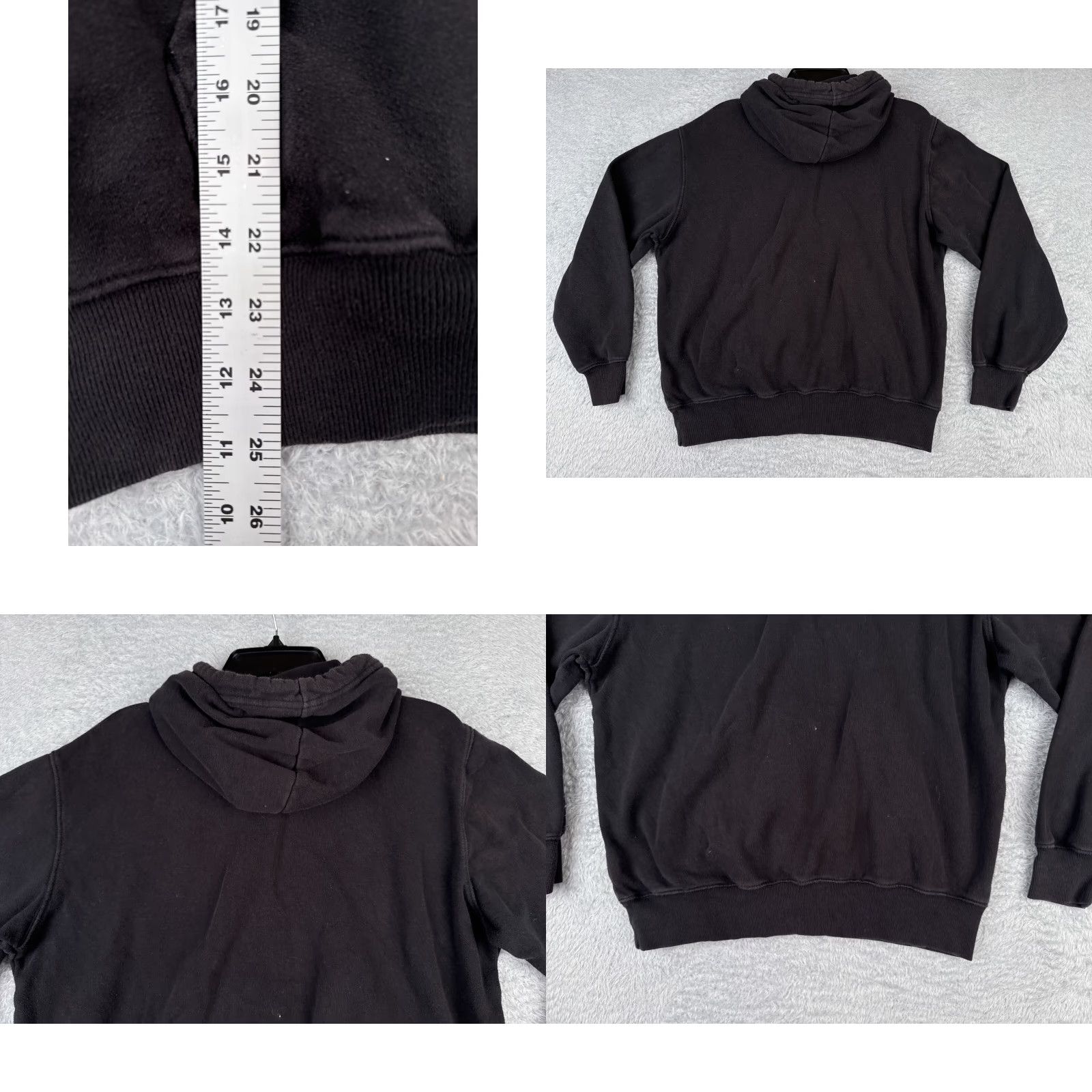 The North Face The North Face Hoodie Womens Large Black Pullover Jersey Fabric Pocket Logo Crew Neck Long Sleeve Lightweight Regular Etam? Size L / US 10 / IT 46 - 9 Thumbnail