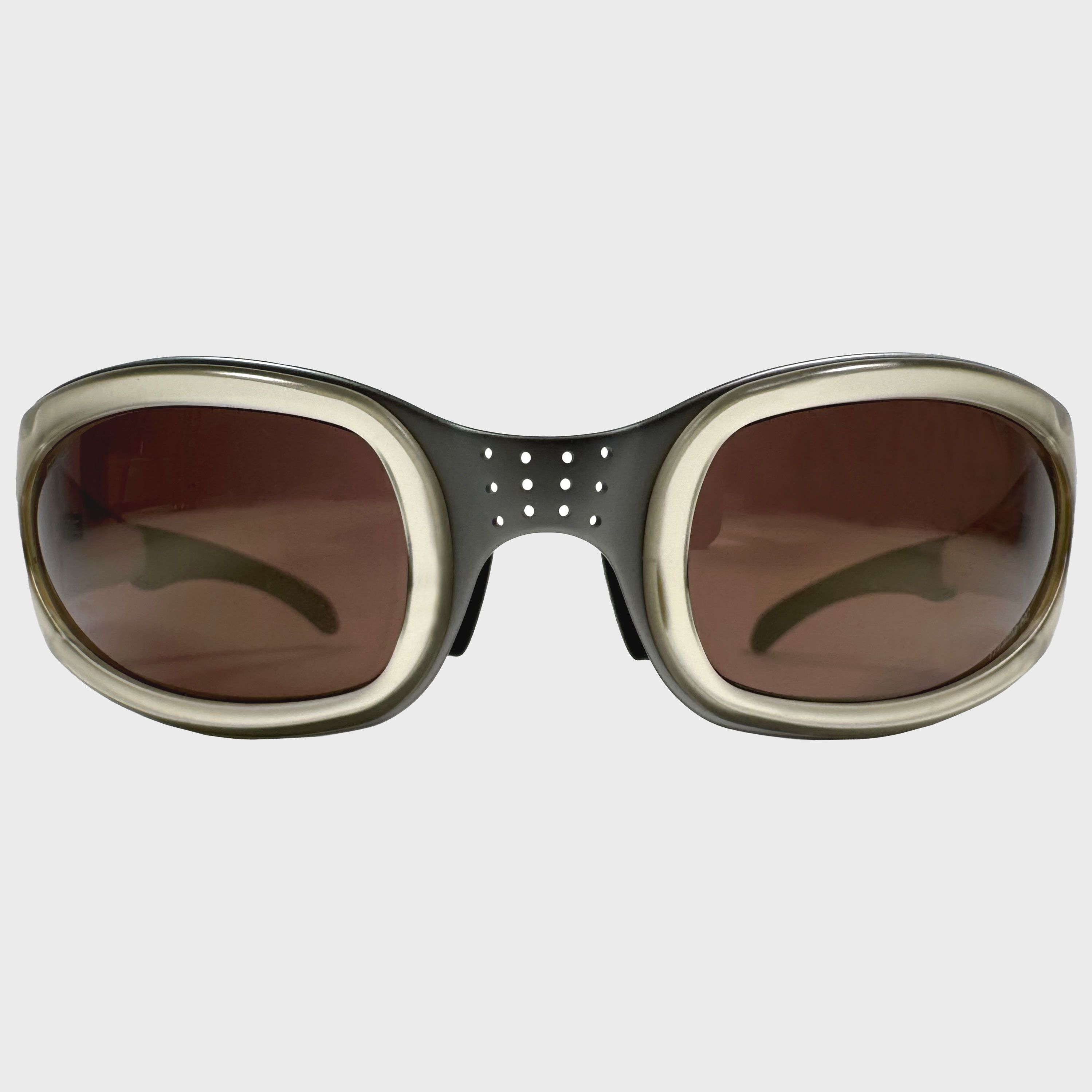 Other Briko Translucent & Perforated Metal Nose Sunglasses Size ONE SIZE - 3 Thumbnail