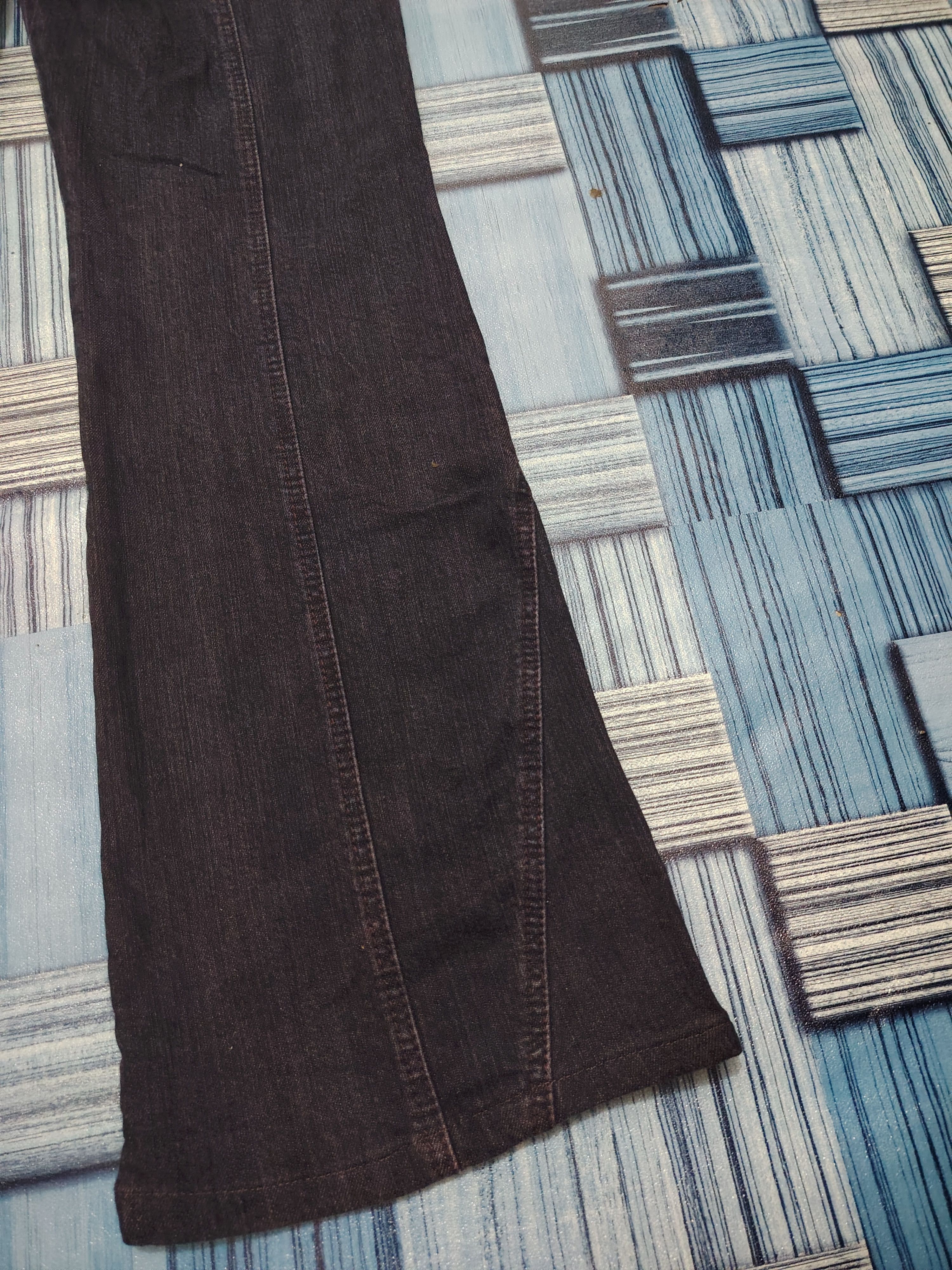 If Six Was Nine Rare Comme ca Comme ci side leather line flared pants Size US 28 / EU 44 - 19 Thumbnail