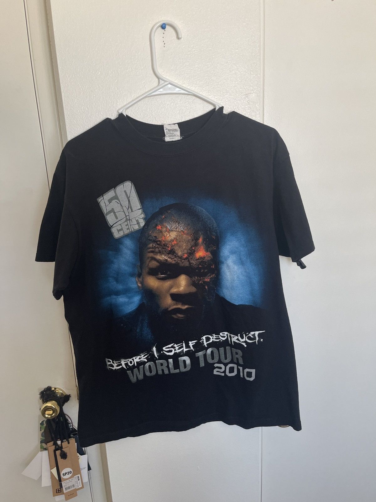 Vintage Vintage 50 cent t-shirt Size US L / EU 52-54 / 3 - 1 Thumbnail
