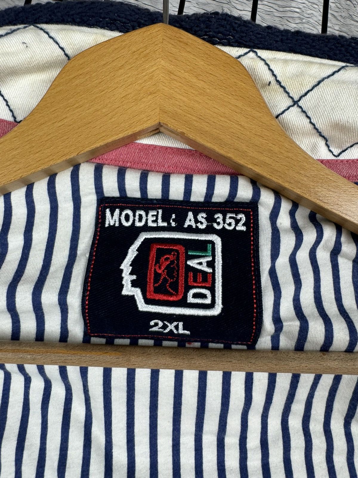 Brain Dead × Flannel × Japanese Brand 90’s DEAL Zip Sweater Oldmoney Great Britain 2XL size Size US XXL / EU 58 / 5 - 9 Thumbnail