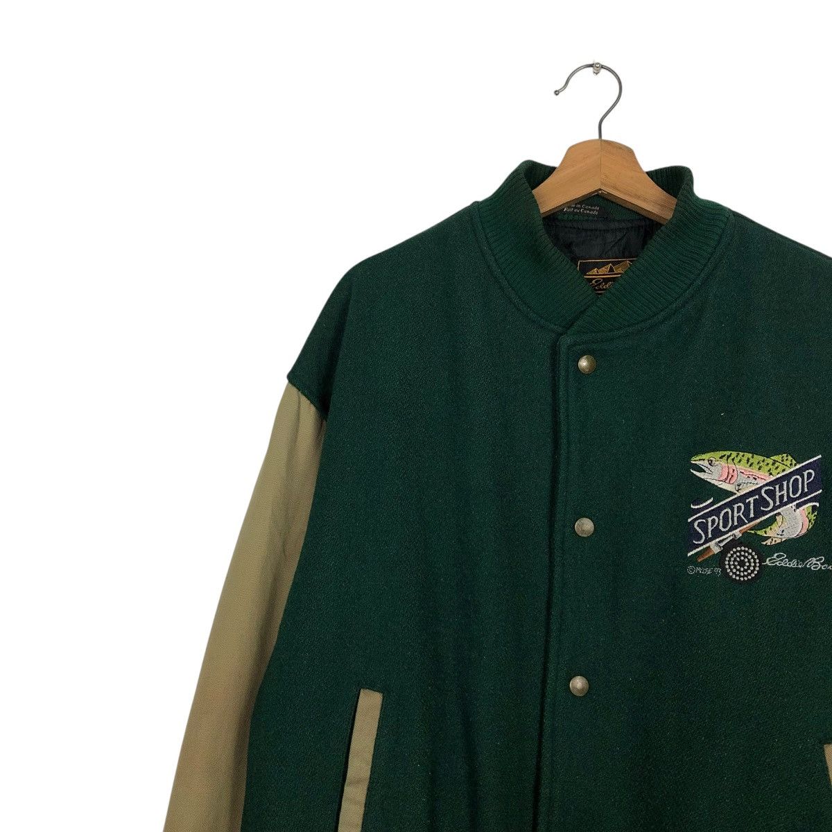 Eddie Bauer 🔥VINTAGE BOMBER JACKET EDDIE BAUER SEATTLE USA BIG LOGO Size US M / EU 48-50 / 2 - 9 Thumbnail