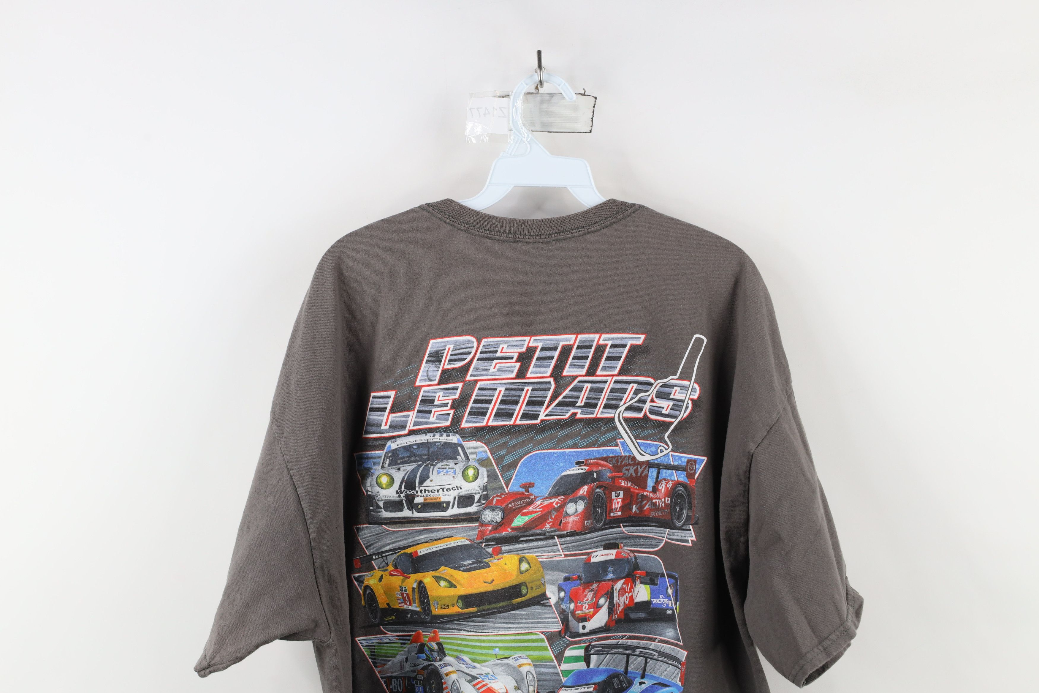 Vintage Vintage 2015 Petit Le Mans Endurance Car Racing T-Shirt Gray Size US XXL / EU 58 / 5 - 12 Thumbnail