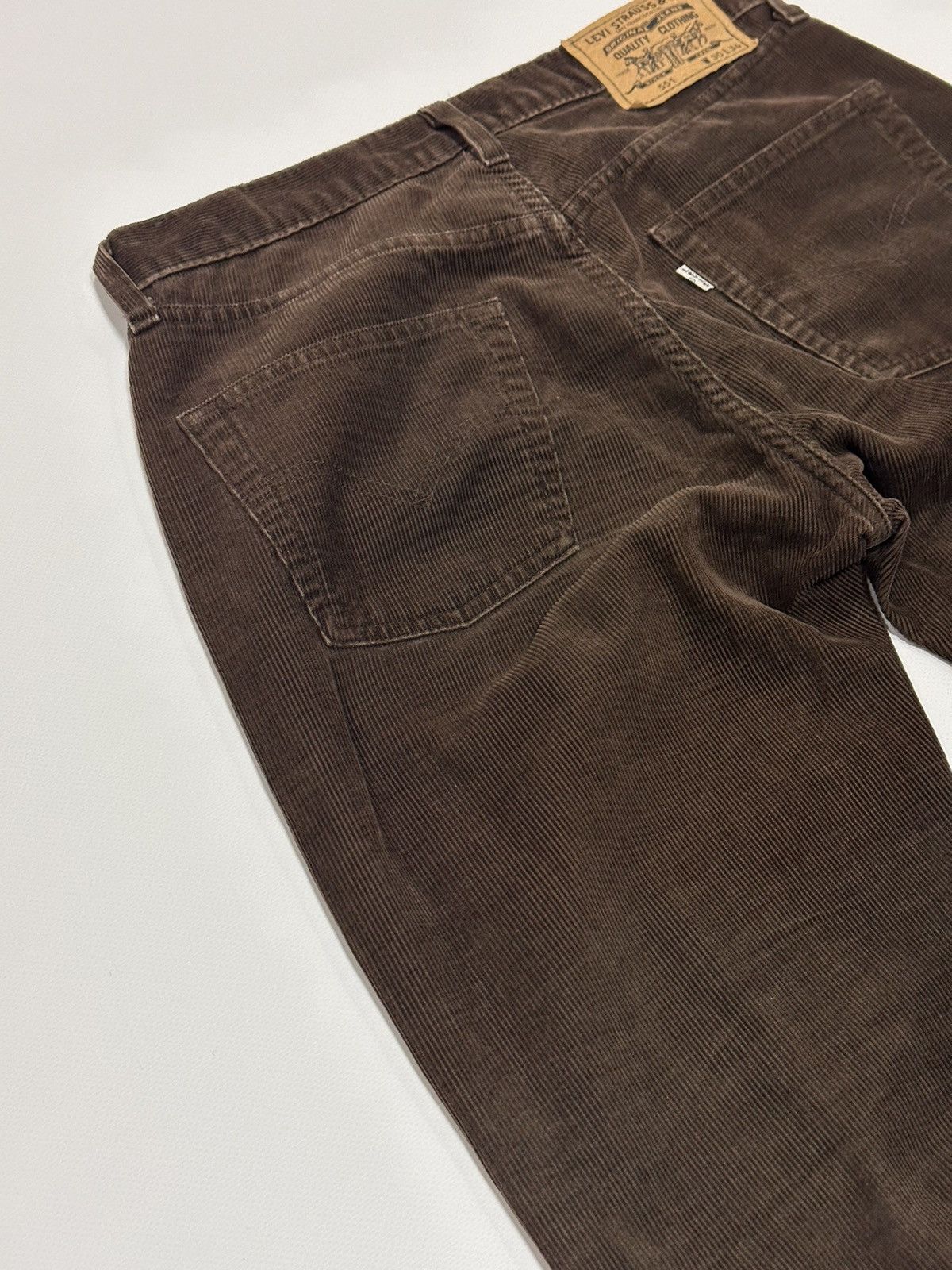 Levi's × Vintage 90’s Levis Vintage 551 Y2k Cowboy Corduroy Pants Size US 30 / EU 46 - 10 Thumbnail