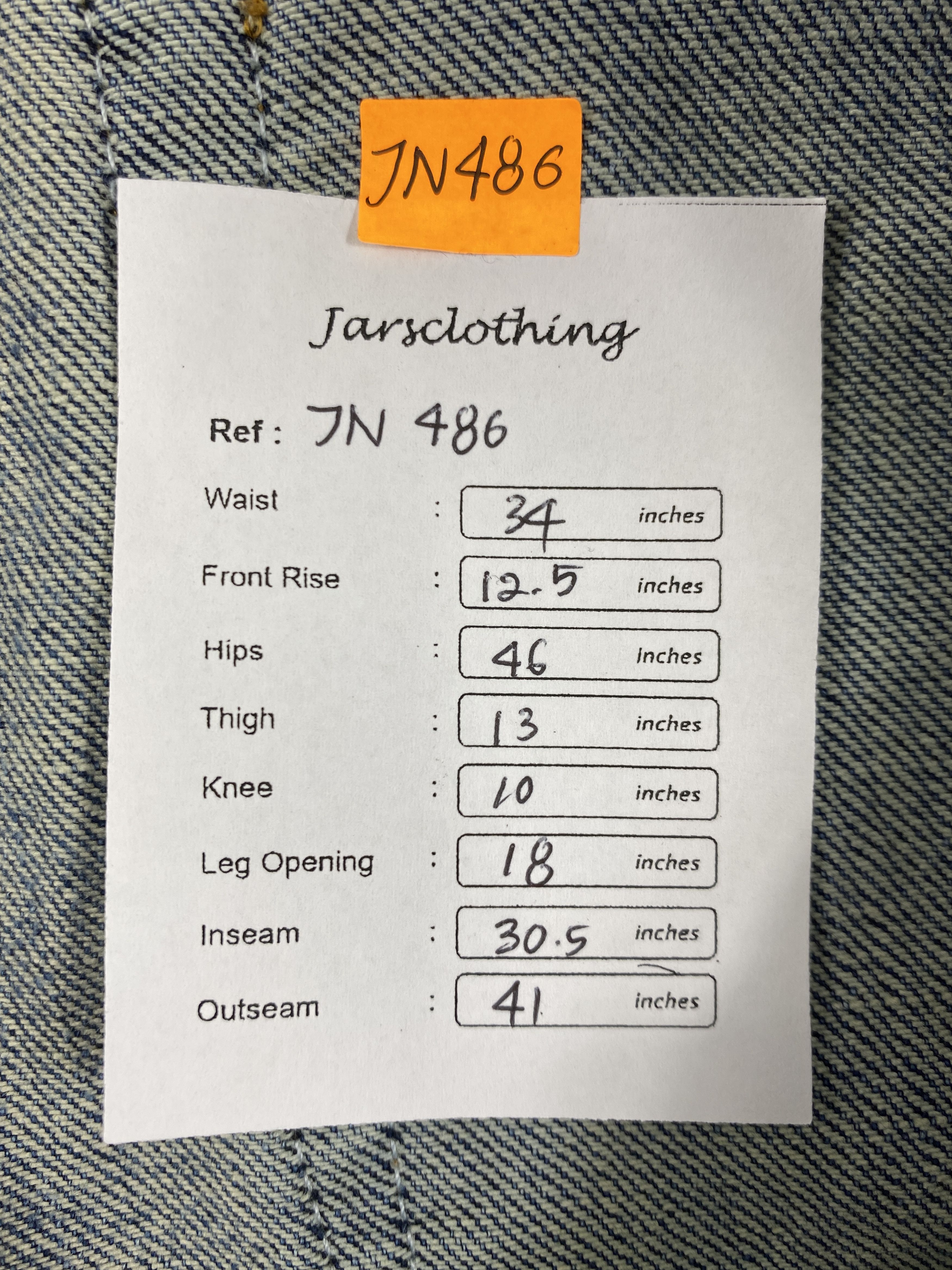 Levi's Indigo Vintage Levi's 569 Loose Straight Denim 34x30.5 JN486 Size US 34 / EU 50 - 9 Thumbnail