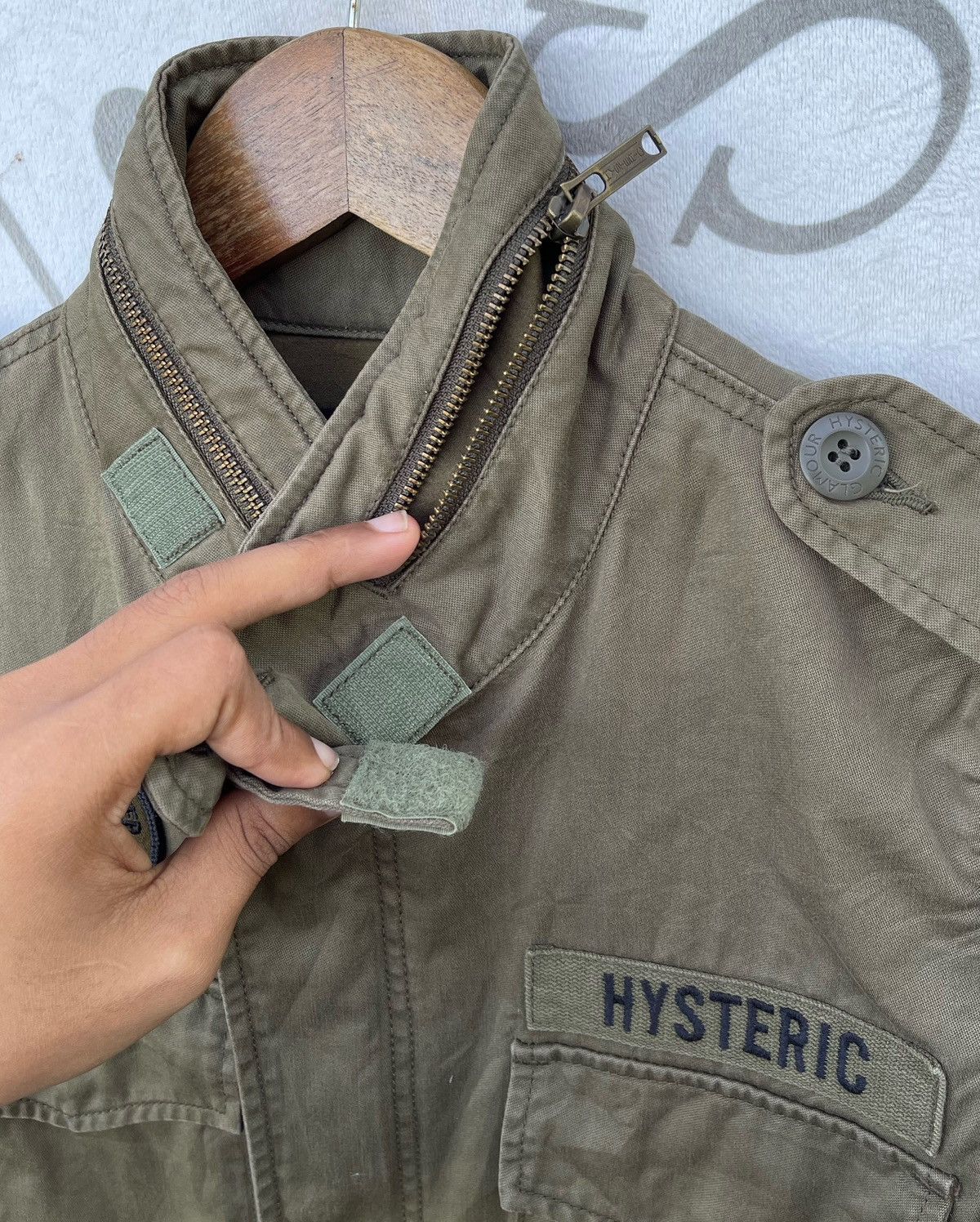 Hysteric Glamour 🔥 Hysteric Glamour "Talking In Your Sleep" Military Jacket Size US S / EU 44-46 / 1 - 9 Thumbnail