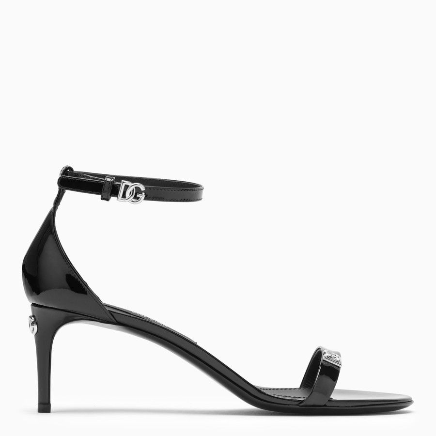 image of Dolce Gabbana O1D2Blof0224 Sandals In Black, Women's (Size 9)