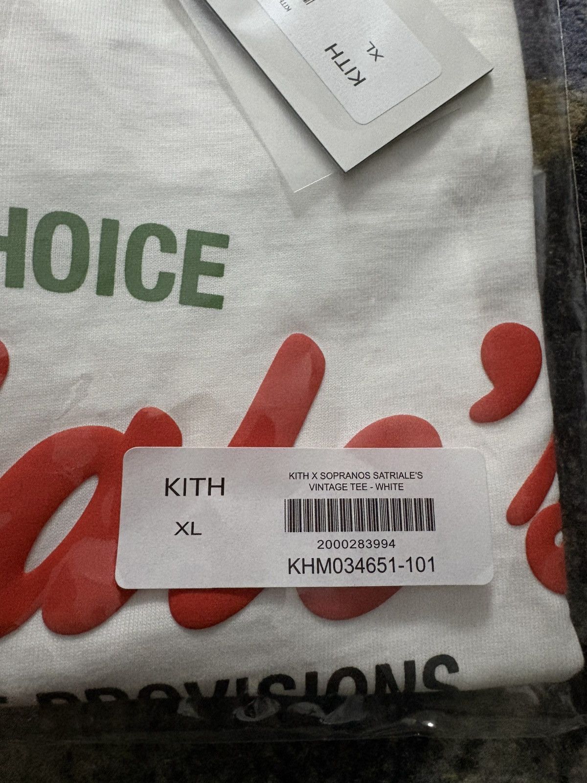 Kith Kith x The Sopranos Satriale’s Vintage Tee White Size US XL / EU 56 / 4 - 3 Thumbnail