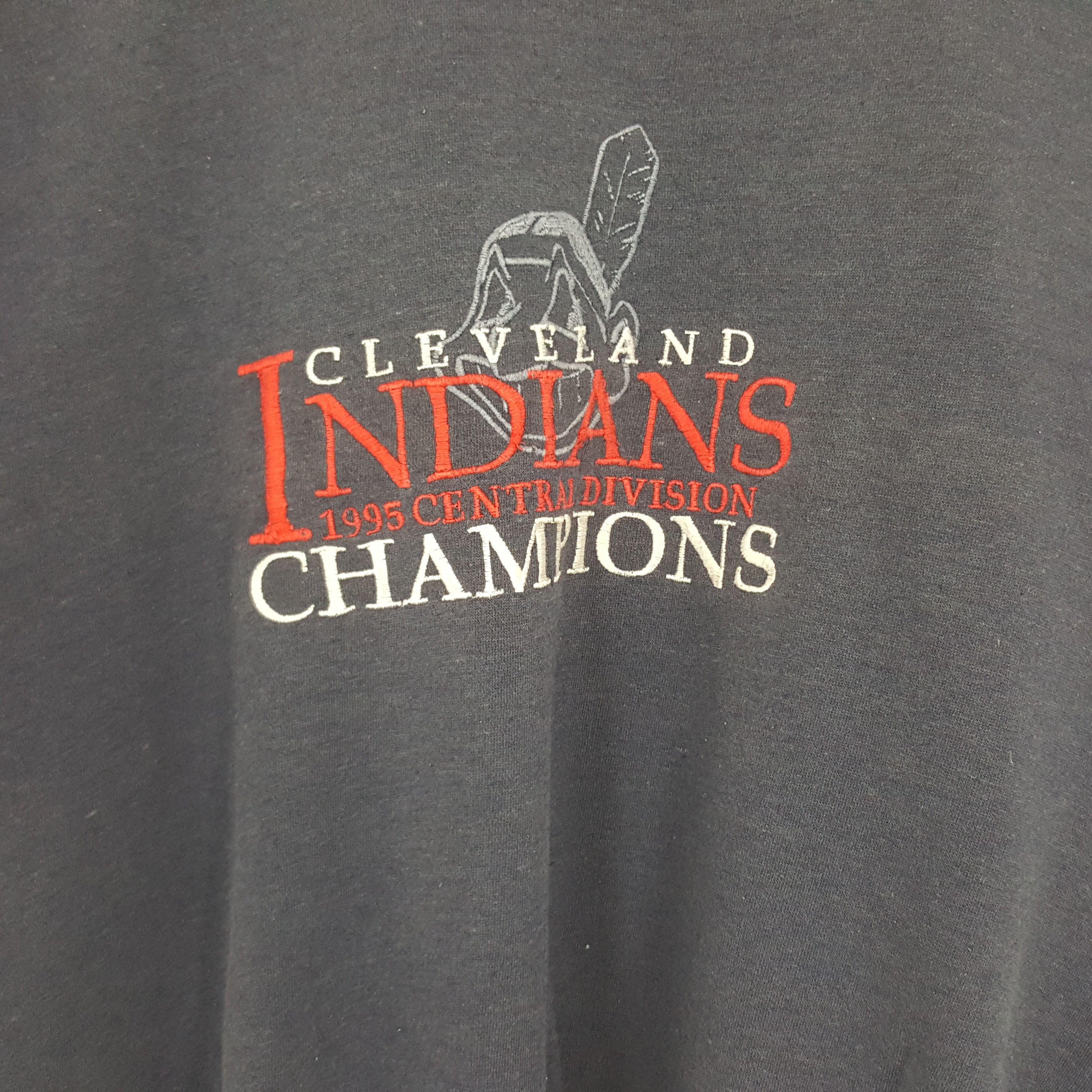 MLB × Vintage Vintage Indians Cleveland American Baseball Team Sweatshirt Size US L / EU 52-54 / 3 - 2 Thumbnail