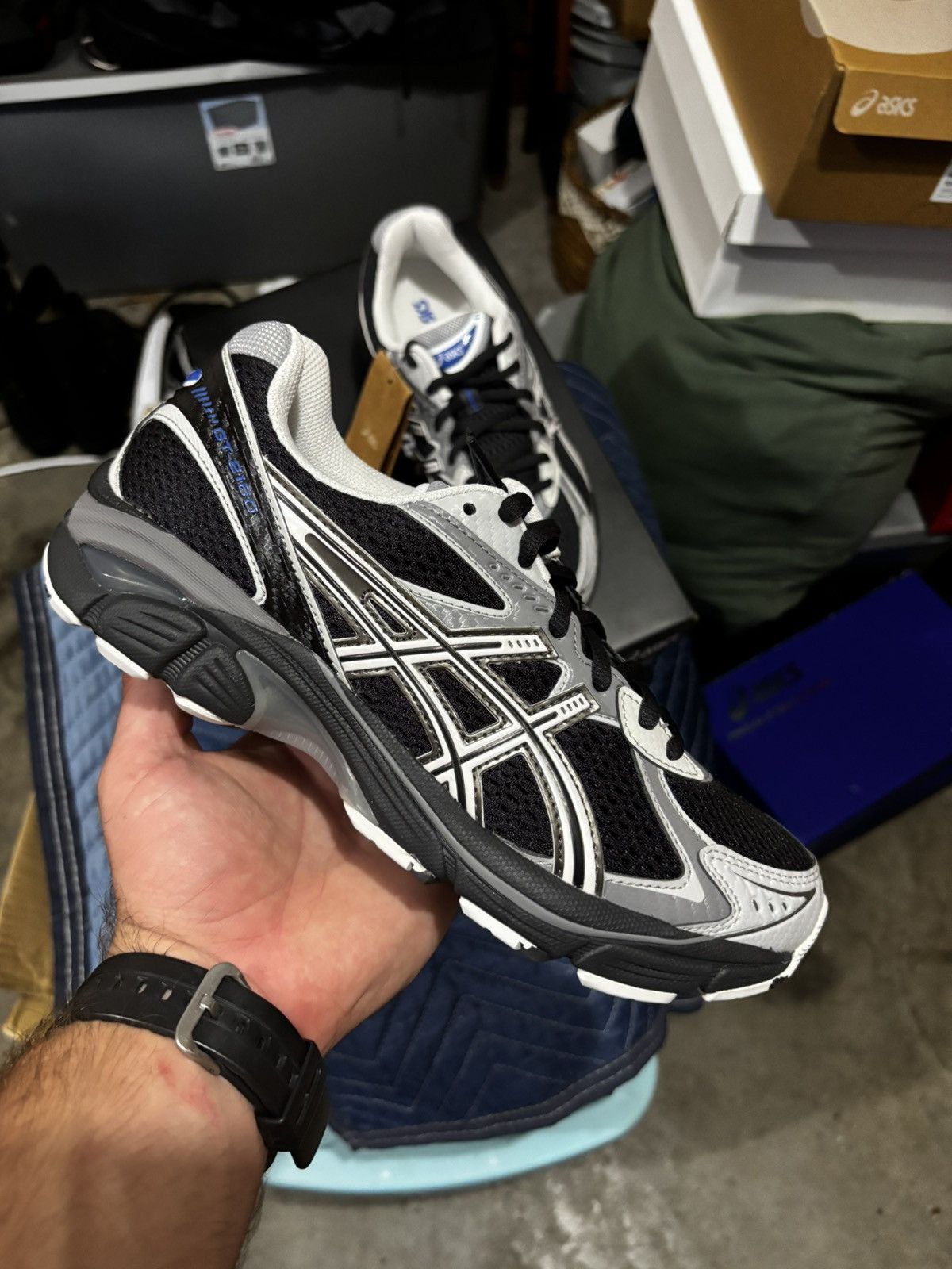Asics × JJJJound Asics x JJJJound GT-2160 Black White Size US 7 / EU 40 - 4 Thumbnail