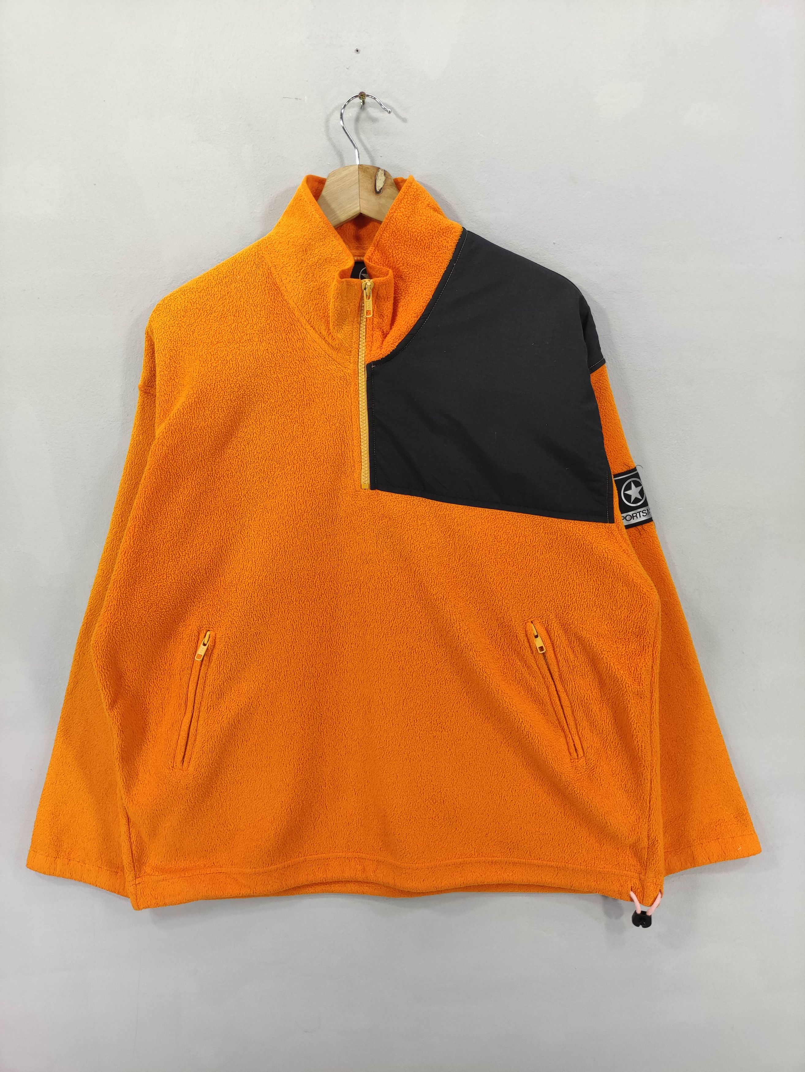 Mizuno Vintage Sportsman Sweater Fleece Half Zip Size US L / EU 52-54 / 3 - 1 Thumbnail