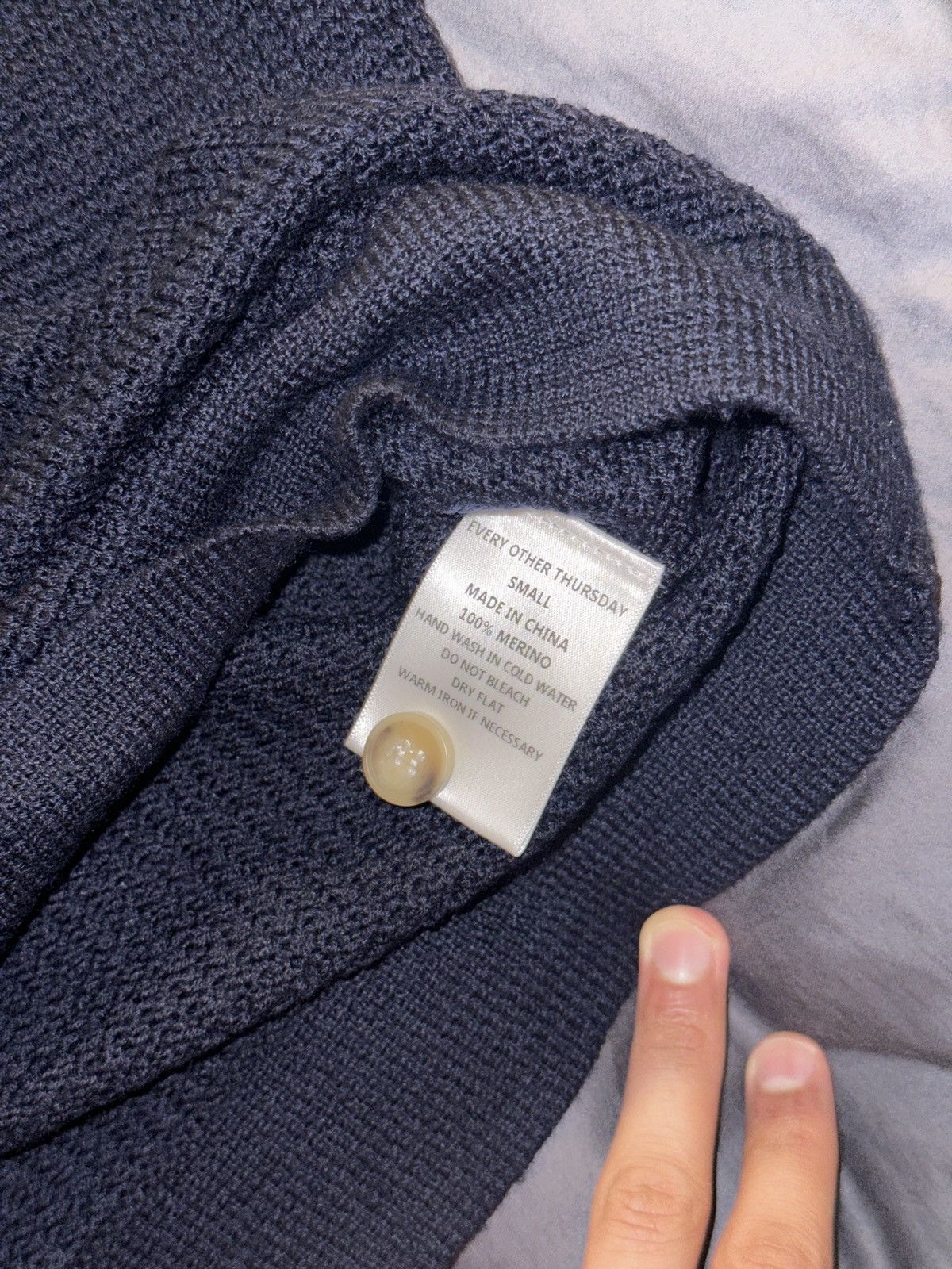 Every Other Thursday Crochet merino polo Size US S / EU 44-46 / 1 - 3 Thumbnail