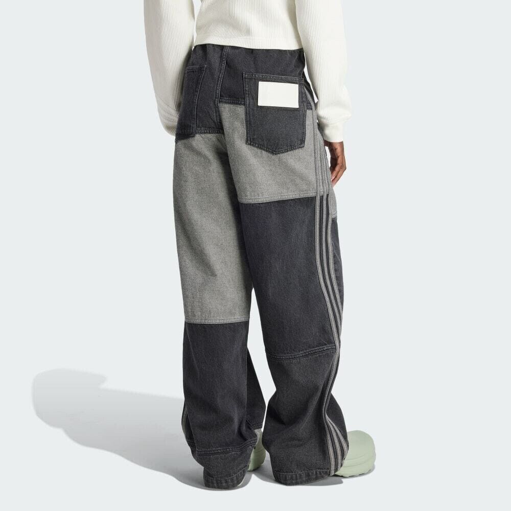 Adidas ADIDAS ORIGINALS X KSENIASCHNAIDER 3 STRIPE JEANS Size US 28 / EU 44 - 1 Thumbnail