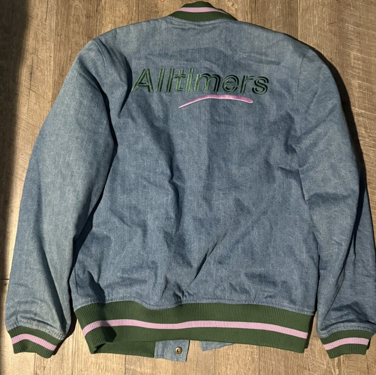 Alltimers AllTimers League Varsity Jacket Blue Size Medium Size US L / EU 52-54 / 3 - 2 Thumbnail