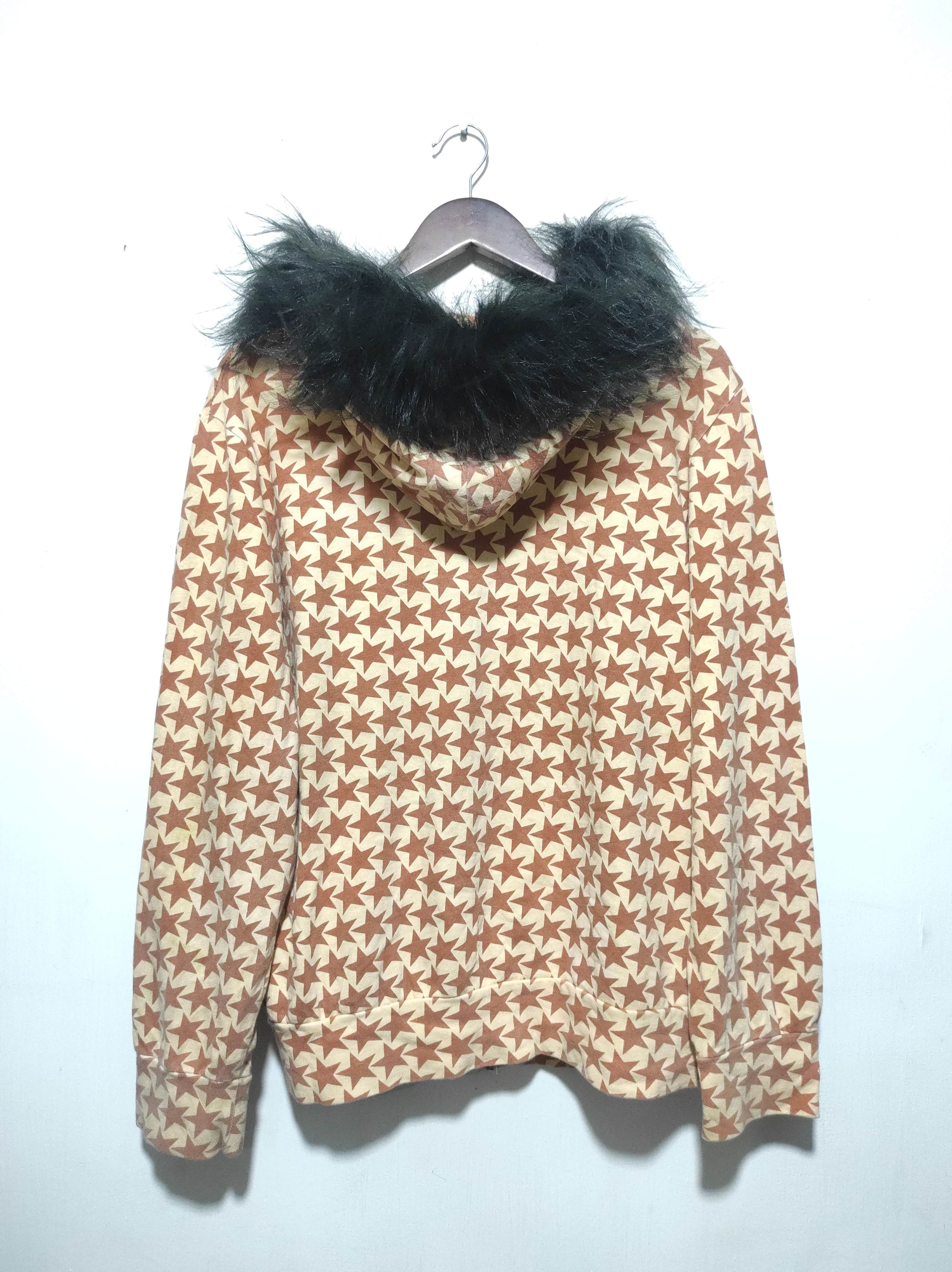 Hysteric Glamour Star fullprint Zip Fur Hoodie IfSixWasNine LGB style Size US M / EU 48-50 / 2 - 9 Thumbnail