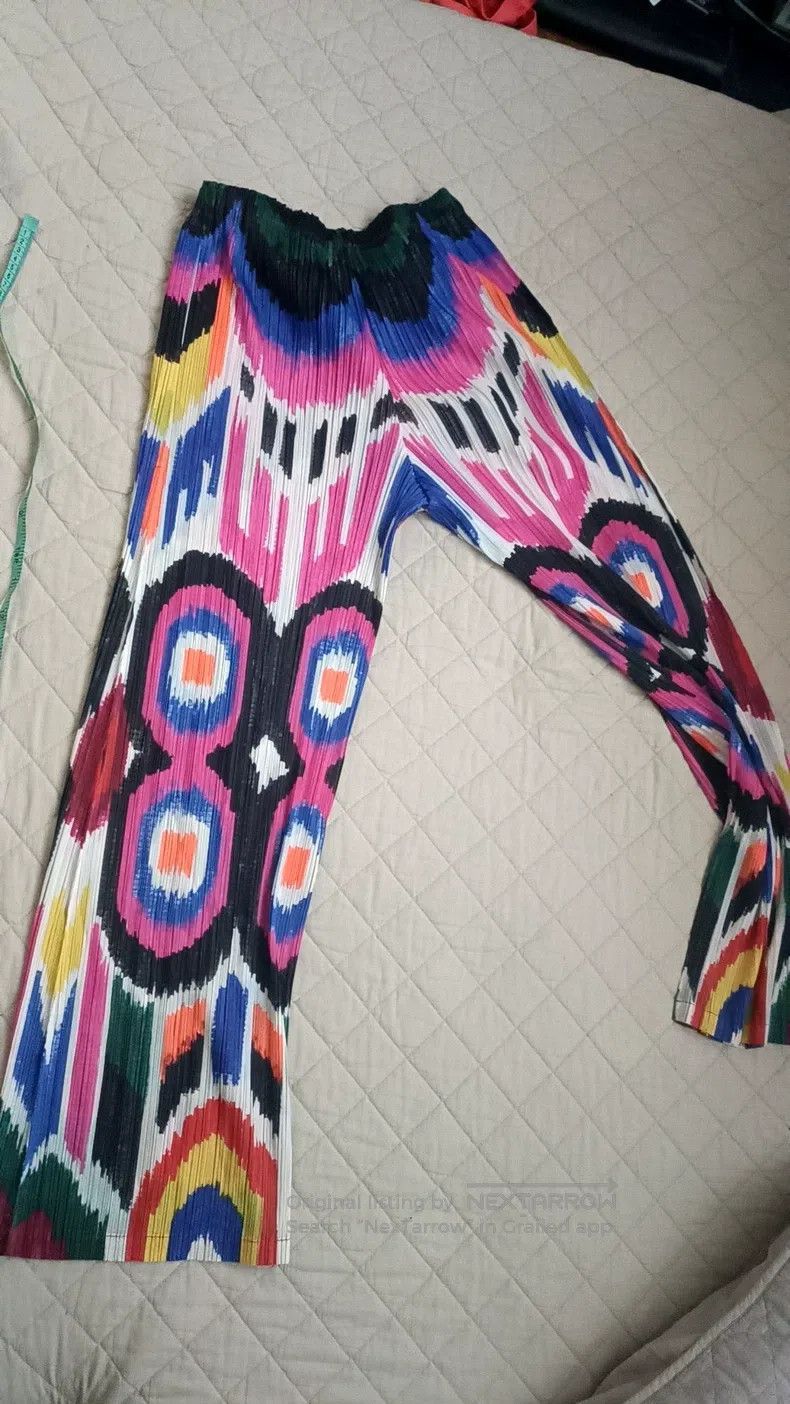 Issey Miyake Issey Miyake size:3 Color Block Pants Size 22" - 6 Thumbnail