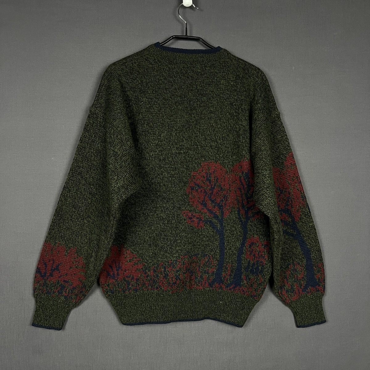 Other Vintage Silver Cloud Knit Sweater with Graphic Pattern Size US L / EU 52-54 / 3 - 6 Thumbnail