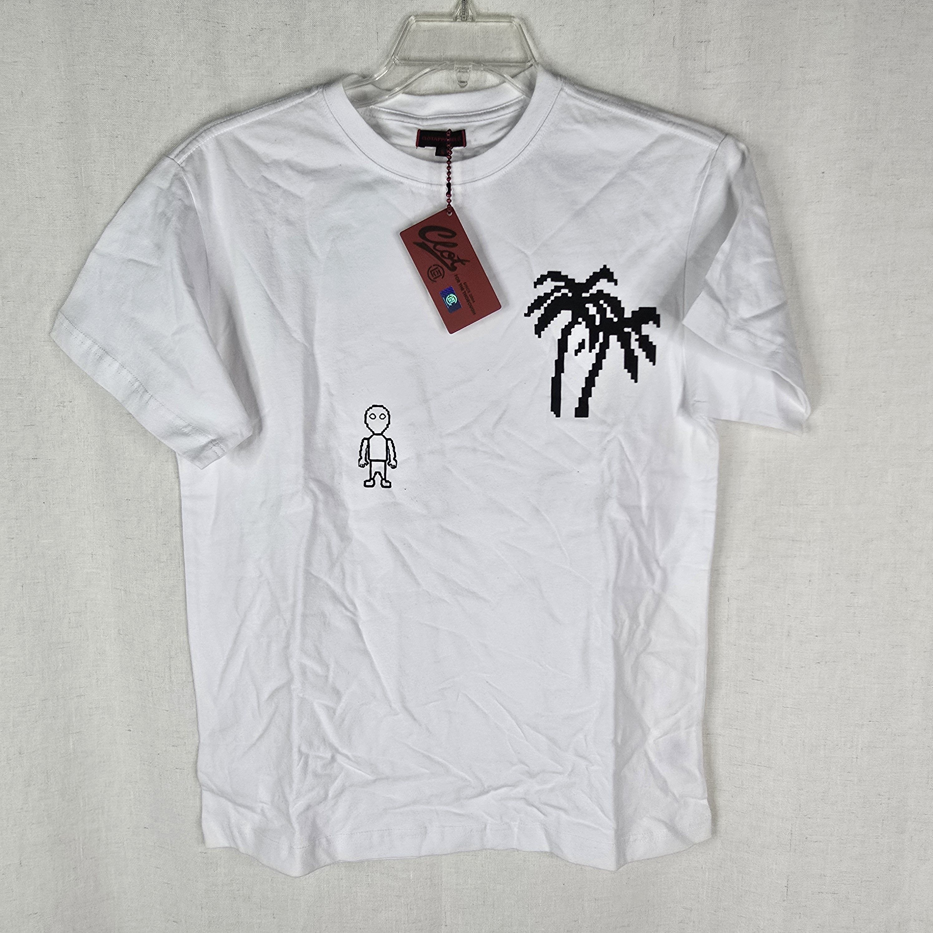 CLOT Clot Apparel Mens Small Pyramids Alien White Tshirt Size US S / EU 44-46 / 1 - 1 Thumbnail
