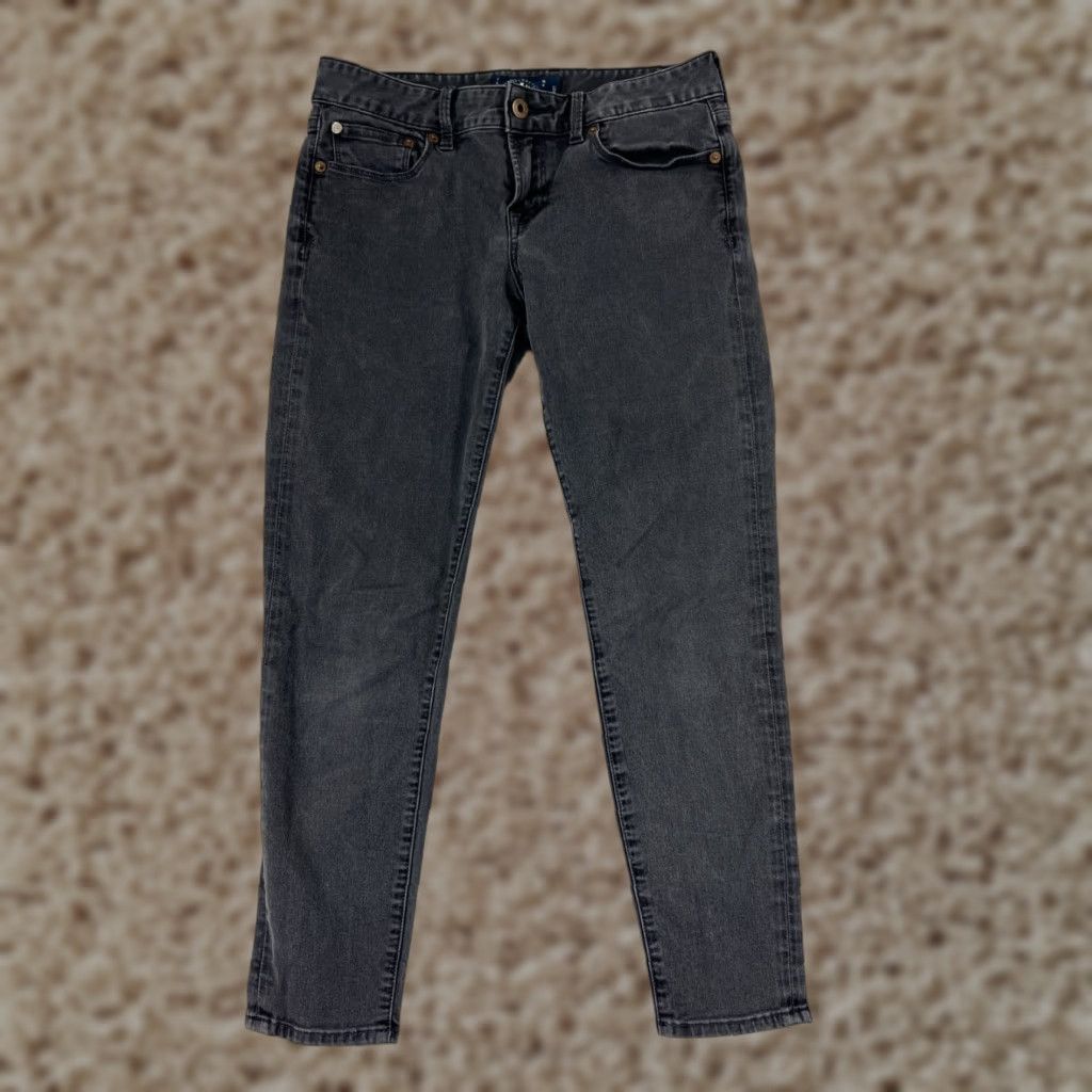Lucky Brand Lucky Brand Jeans Womens 4 Black Denim Capri 5-Pocket Stretch Cotton Blend Rise Low Inseam 24 in Size 27" / US 4 / IT 40 - 1 Thumbnail