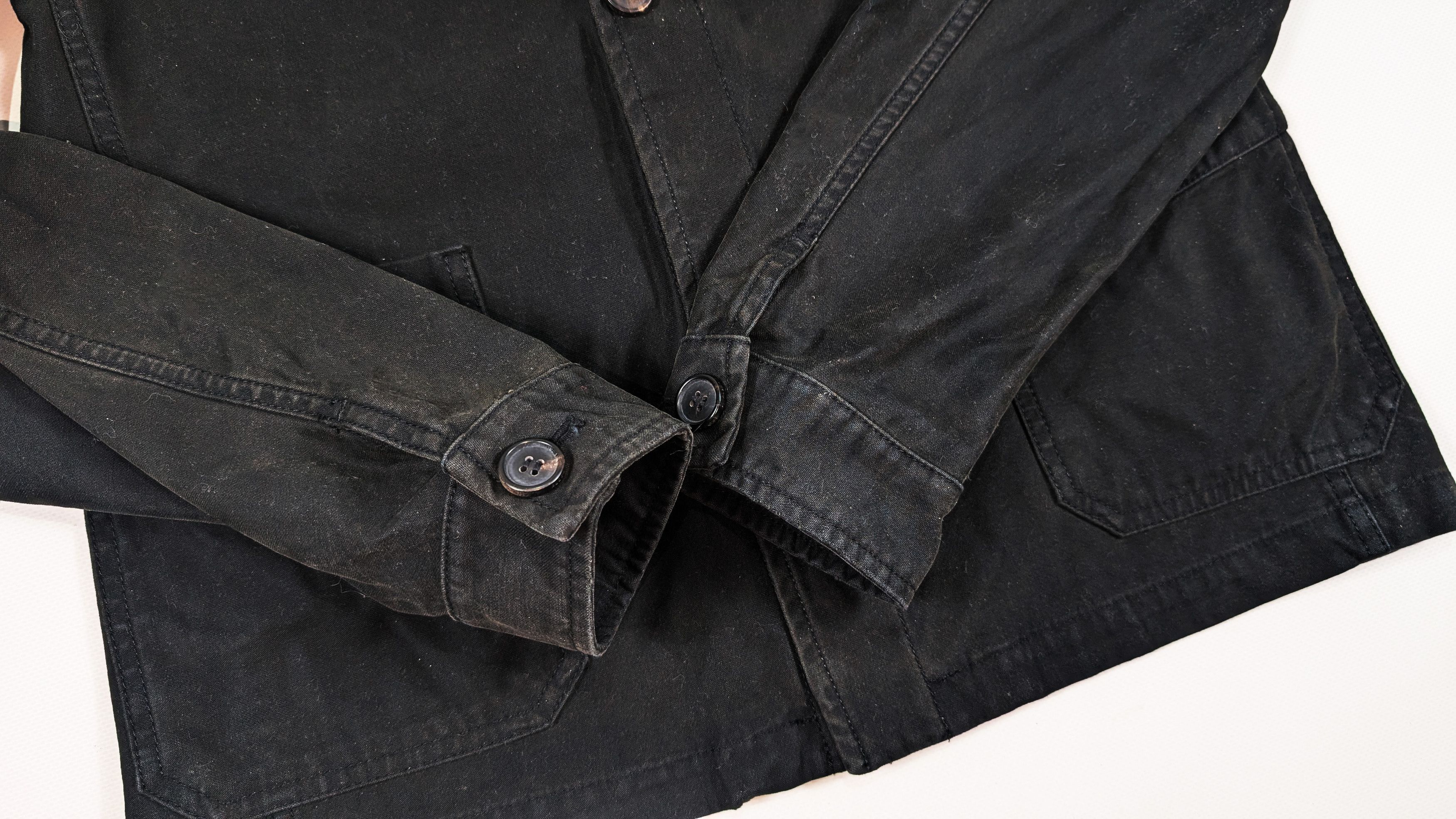 Allsaints AllSaints Convoy Black Cotton Blazer Jacket Size S Size US S / EU 44-46 / 1 - 5 Thumbnail