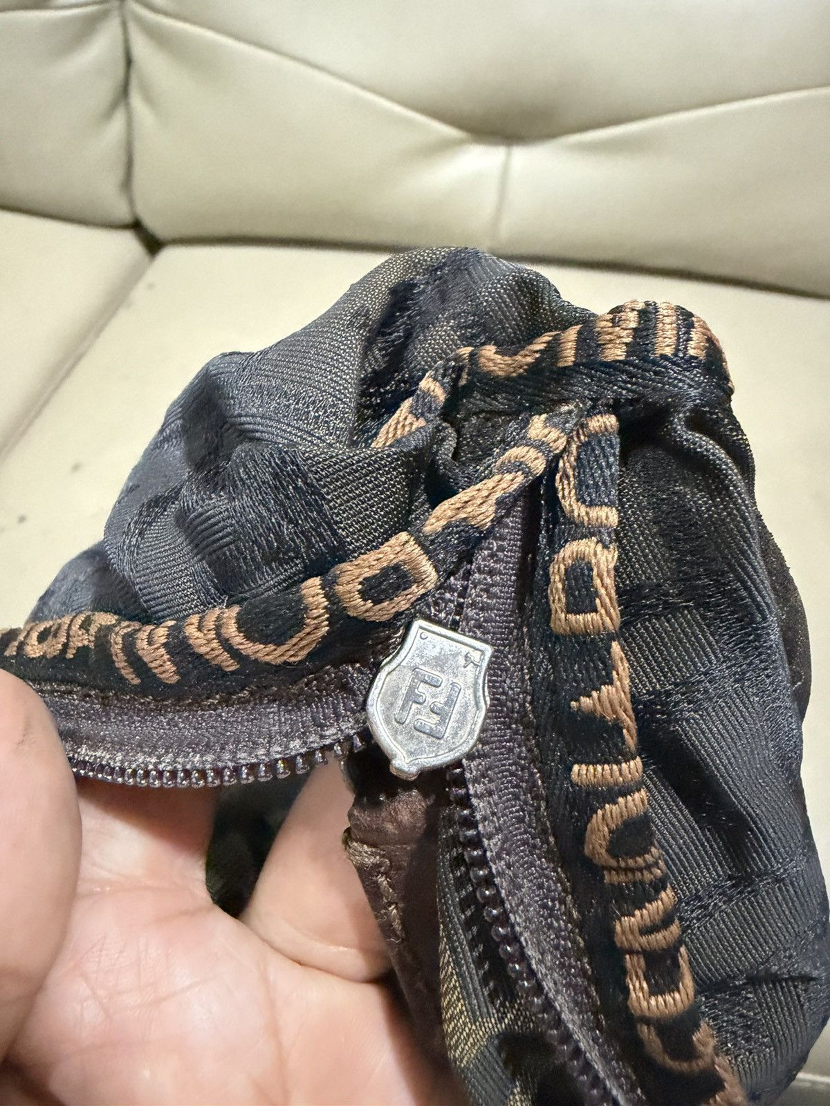 Fendi Authentic Fendi Zucca Monogram Tote Bag Size ONE SIZE - 18 Thumbnail