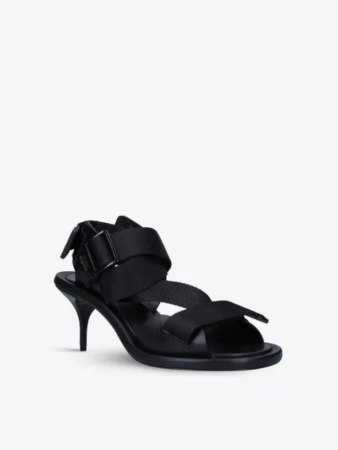 Alexander McQueen o1y0225 Sandals in Black Size US 6 / IT 36 - 3 Thumbnail