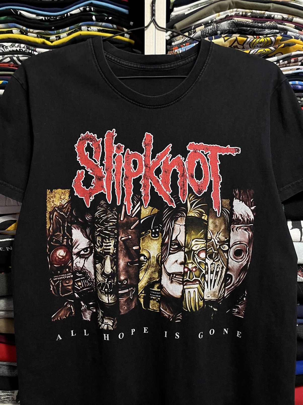 Band Tees Vintage Y2K Slipknot All Hope Is Gone Metal Band T-Shirt Size US M / EU 48-50 / 2 - 1 Thumbnail