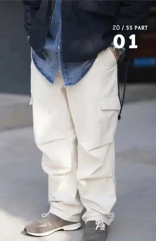Jean 20SS Simple Blue Japan White Jungle Pants Size US 32 / EU 48 - 2 Thumbnail