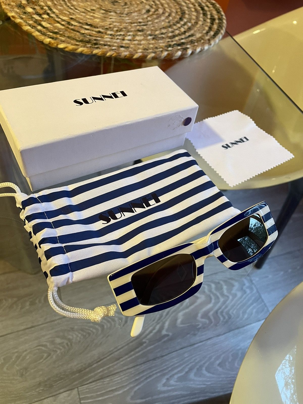 Sunnei Prototype Stripe sunglasses sunnei Size ONE SIZE - 1 Thumbnail