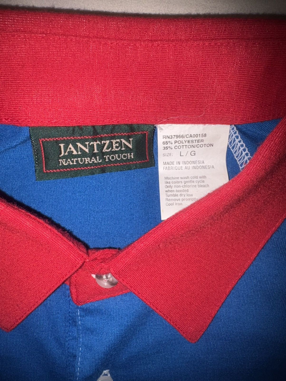 Jantzen Vintage Jantzen Large Polo Shirt Size US L / EU 52-54 / 3 - 3 Thumbnail