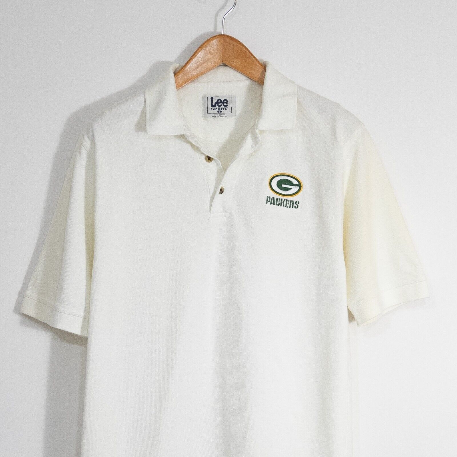 Vintage Vintage Green Bay Packers Polo Shirt Large - Distressed Size US L / EU 52-54 / 3 - 2 Thumbnail