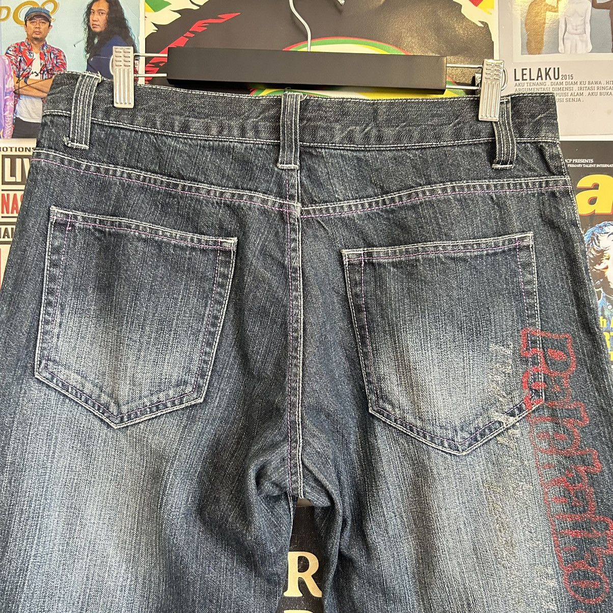 Vintage Vintage Japanese Denim Rasta Marijuana Leaf Print and Patch Size US 34 / EU 50 - 8 Thumbnail
